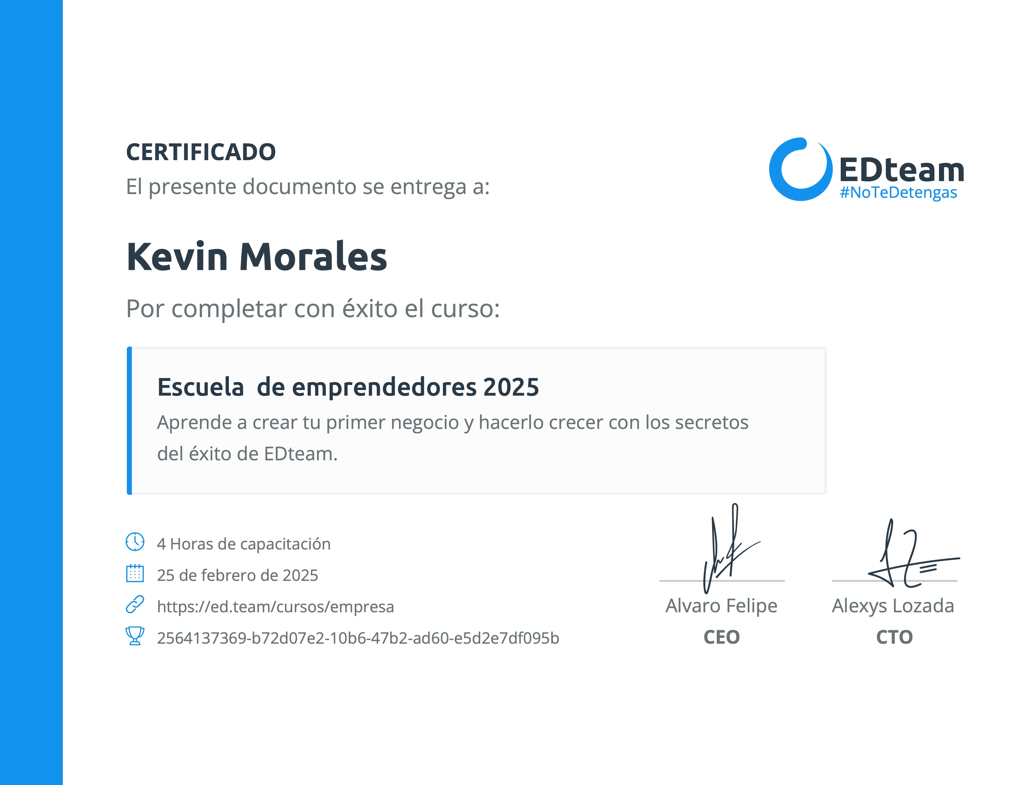 Certificado