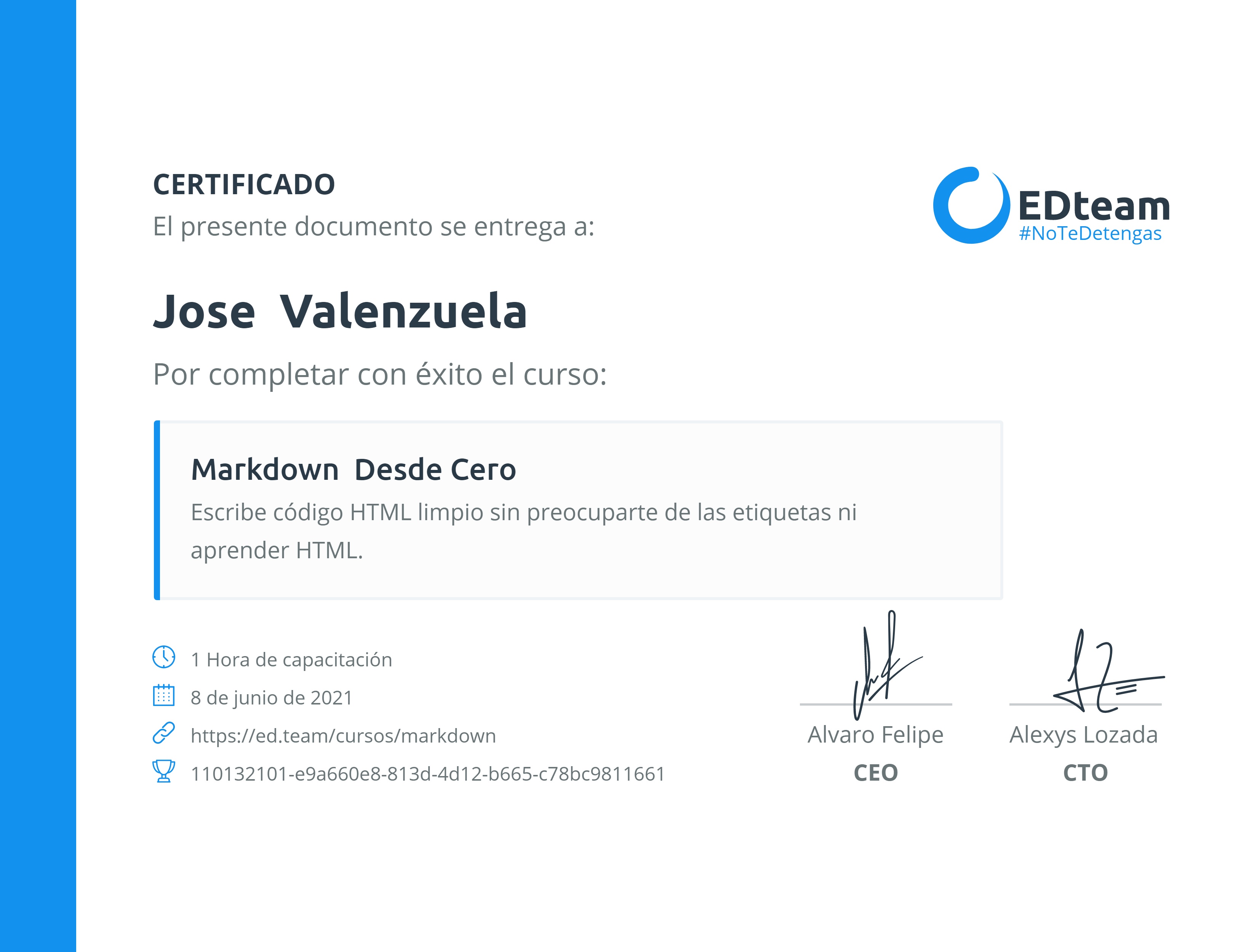 Certificado