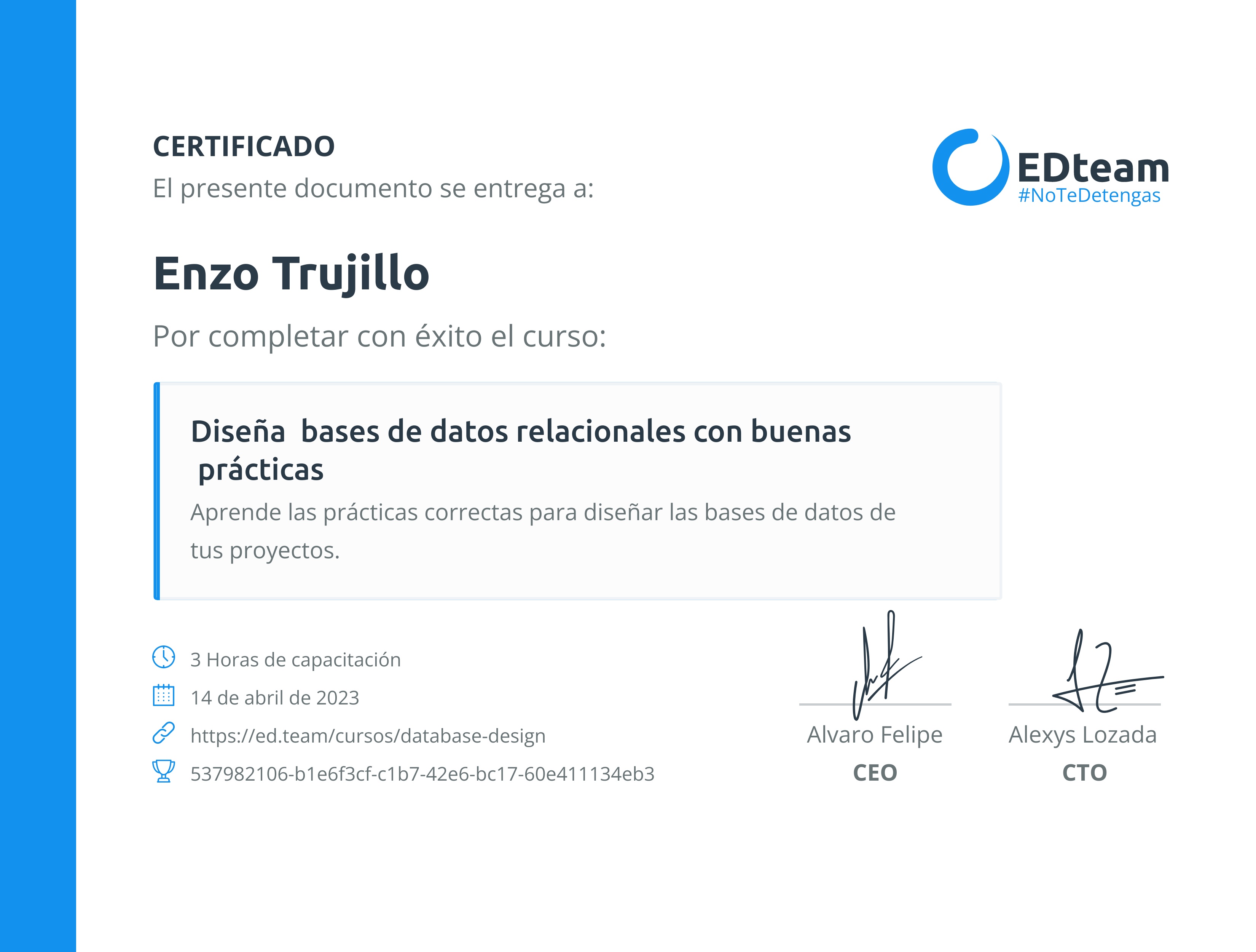 Certificado