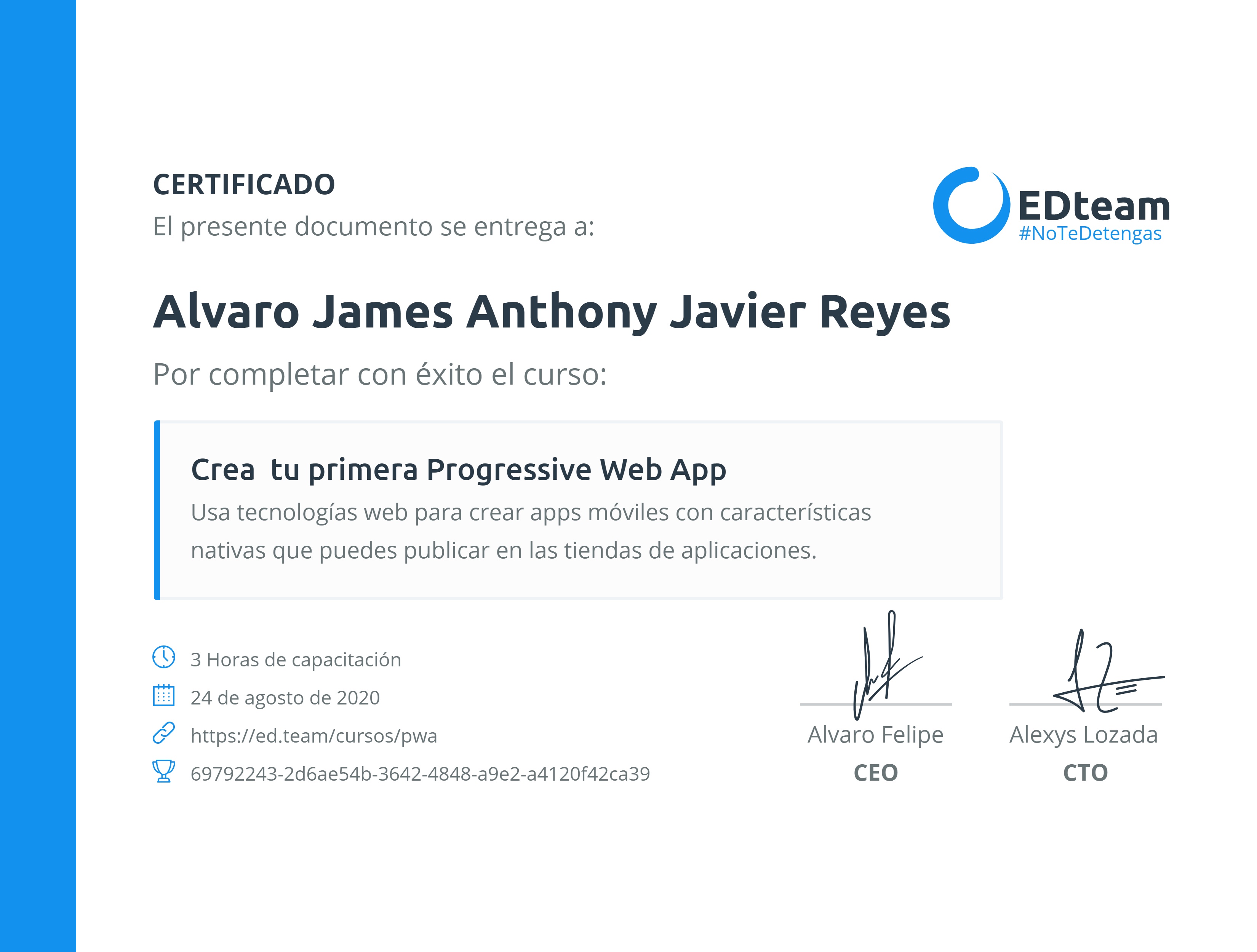 Certificado