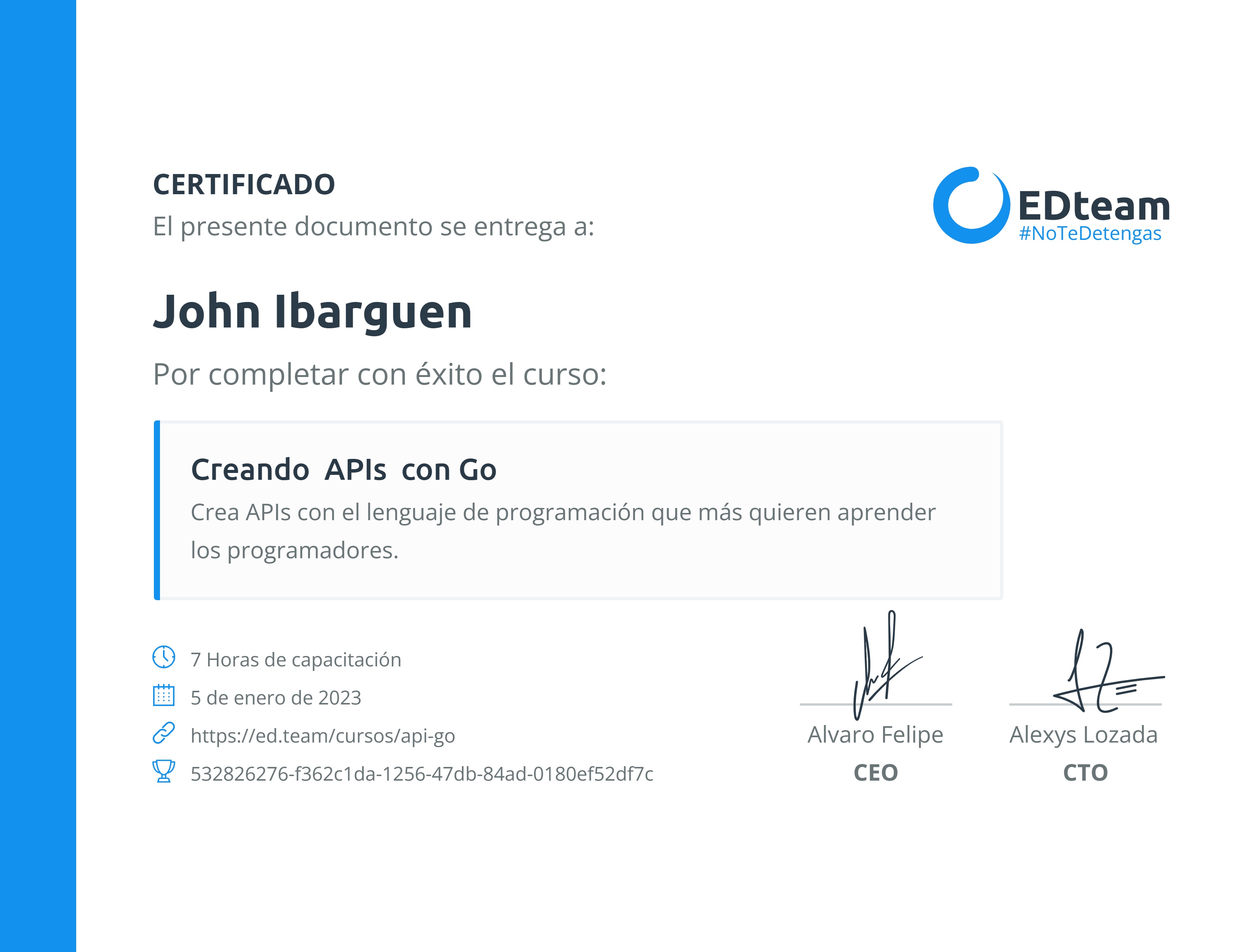 Certificado