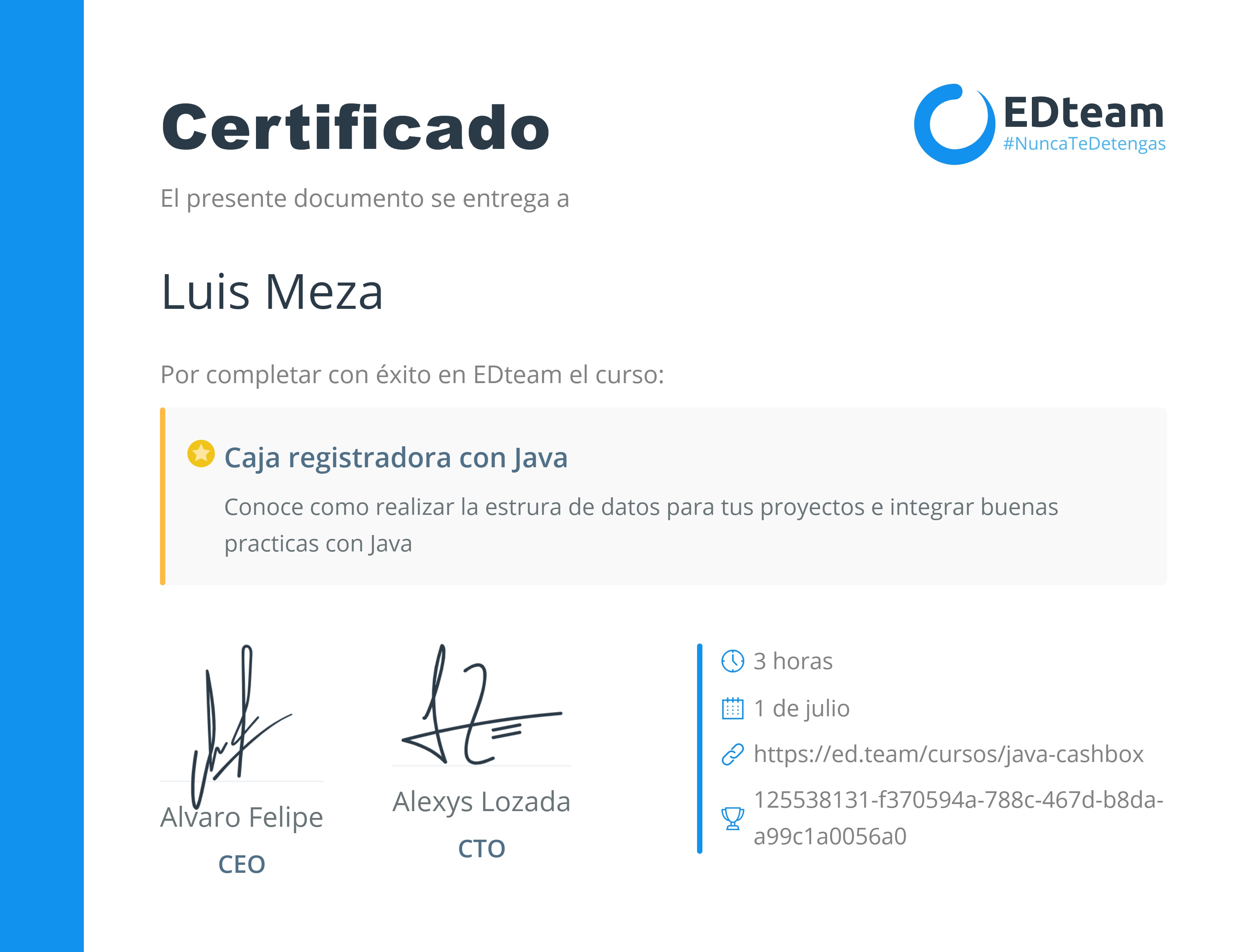Certificado