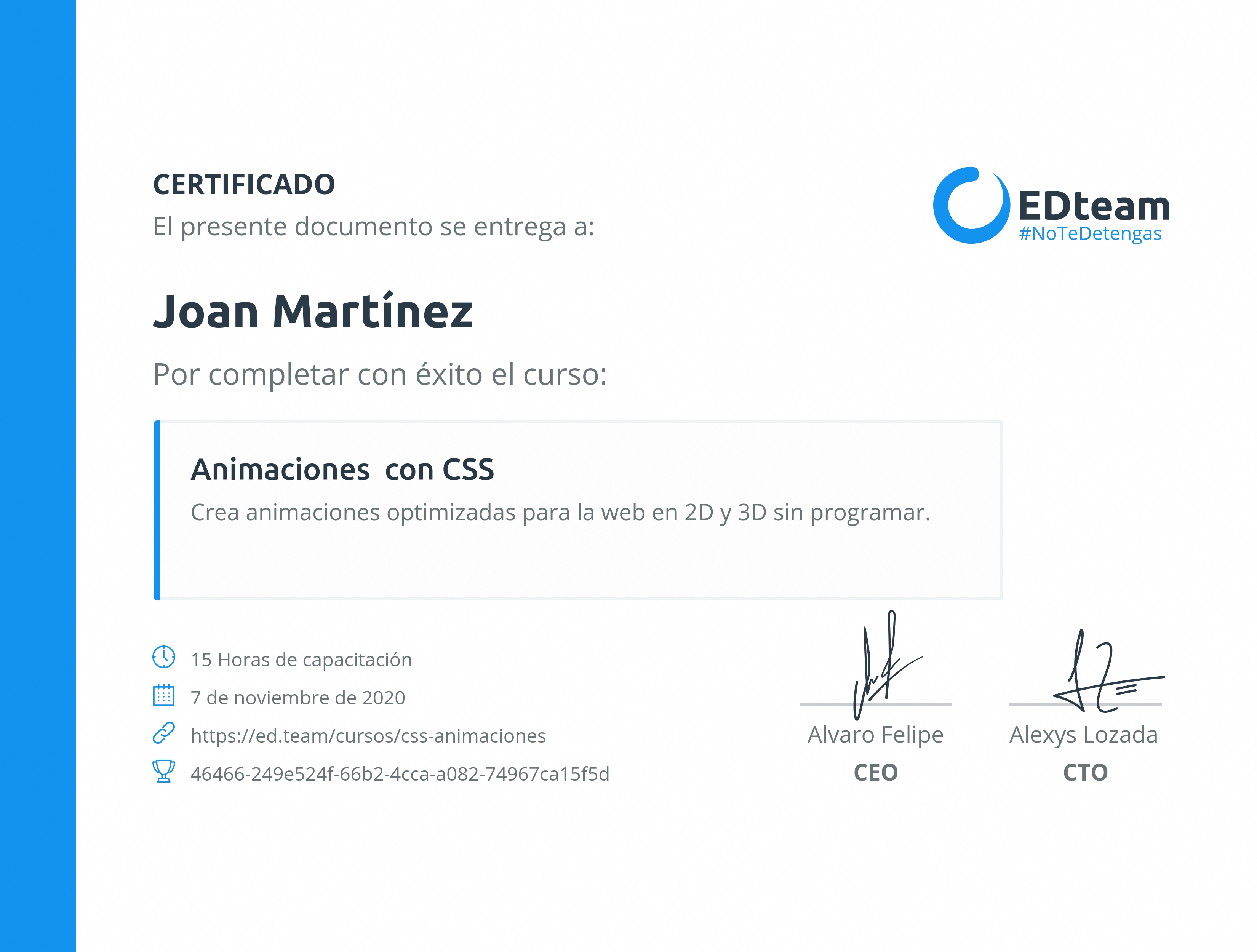 Certificado