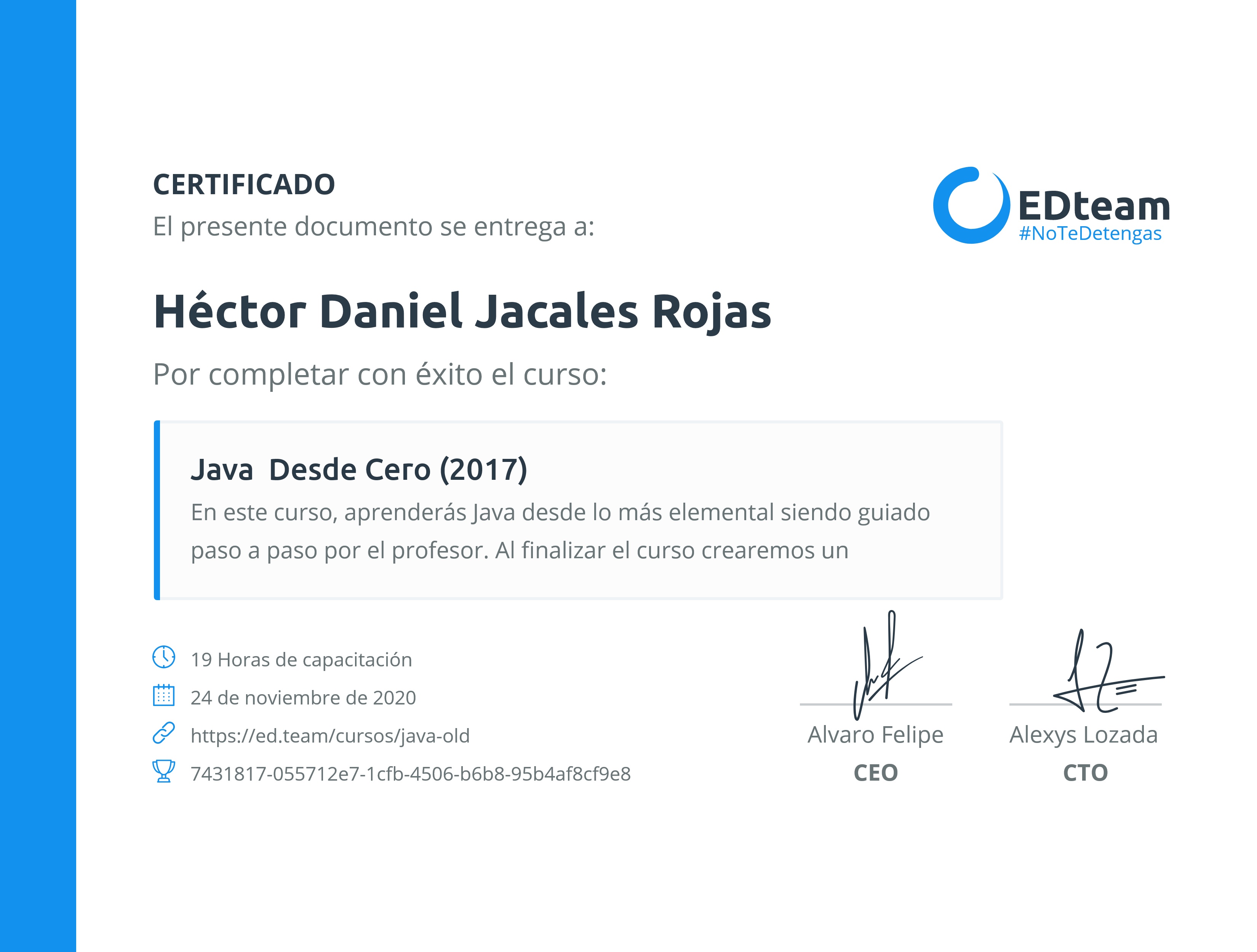 Certificado
