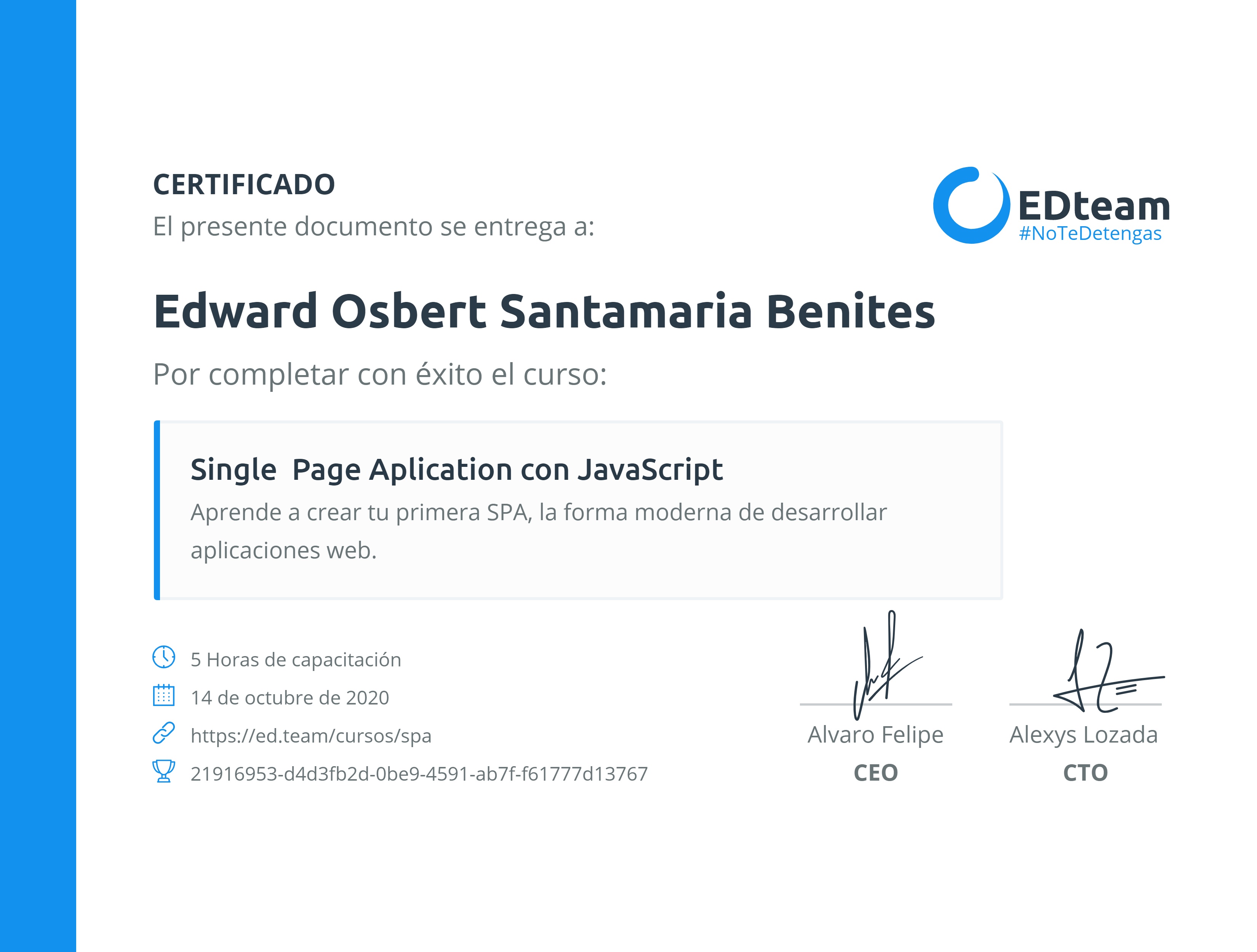 Certificado