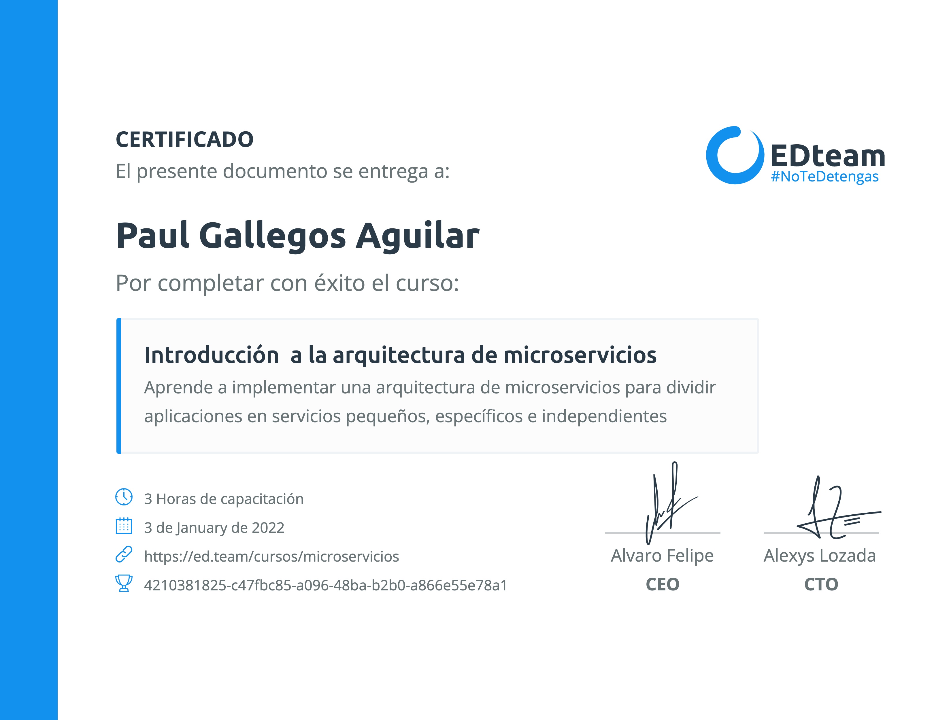 Certificado