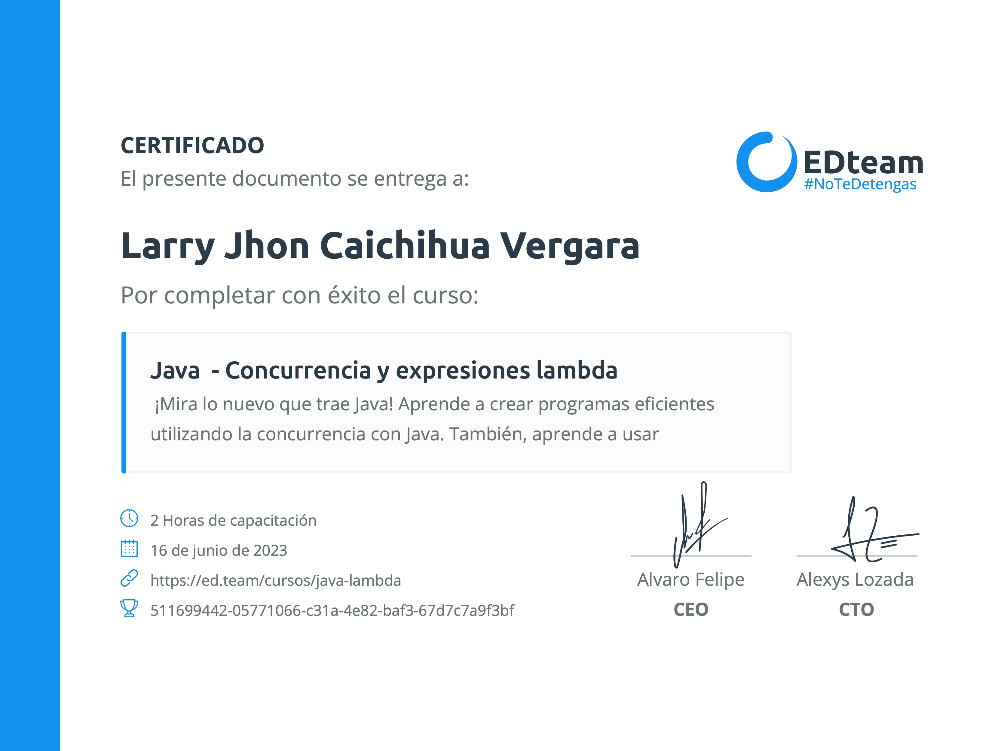 Certificado