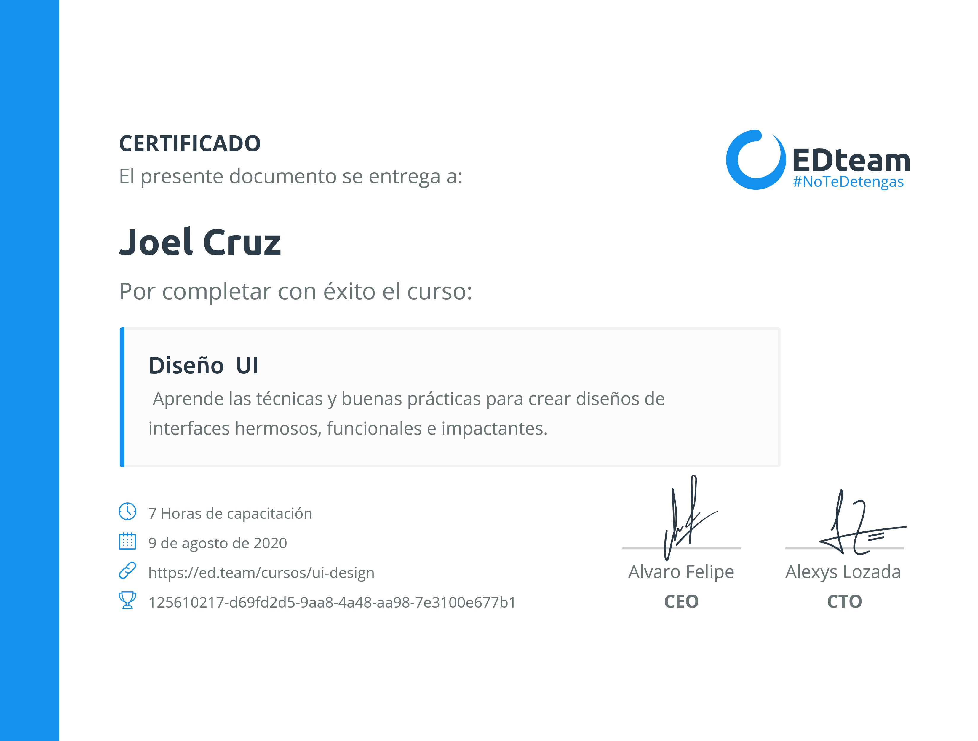 Certificado