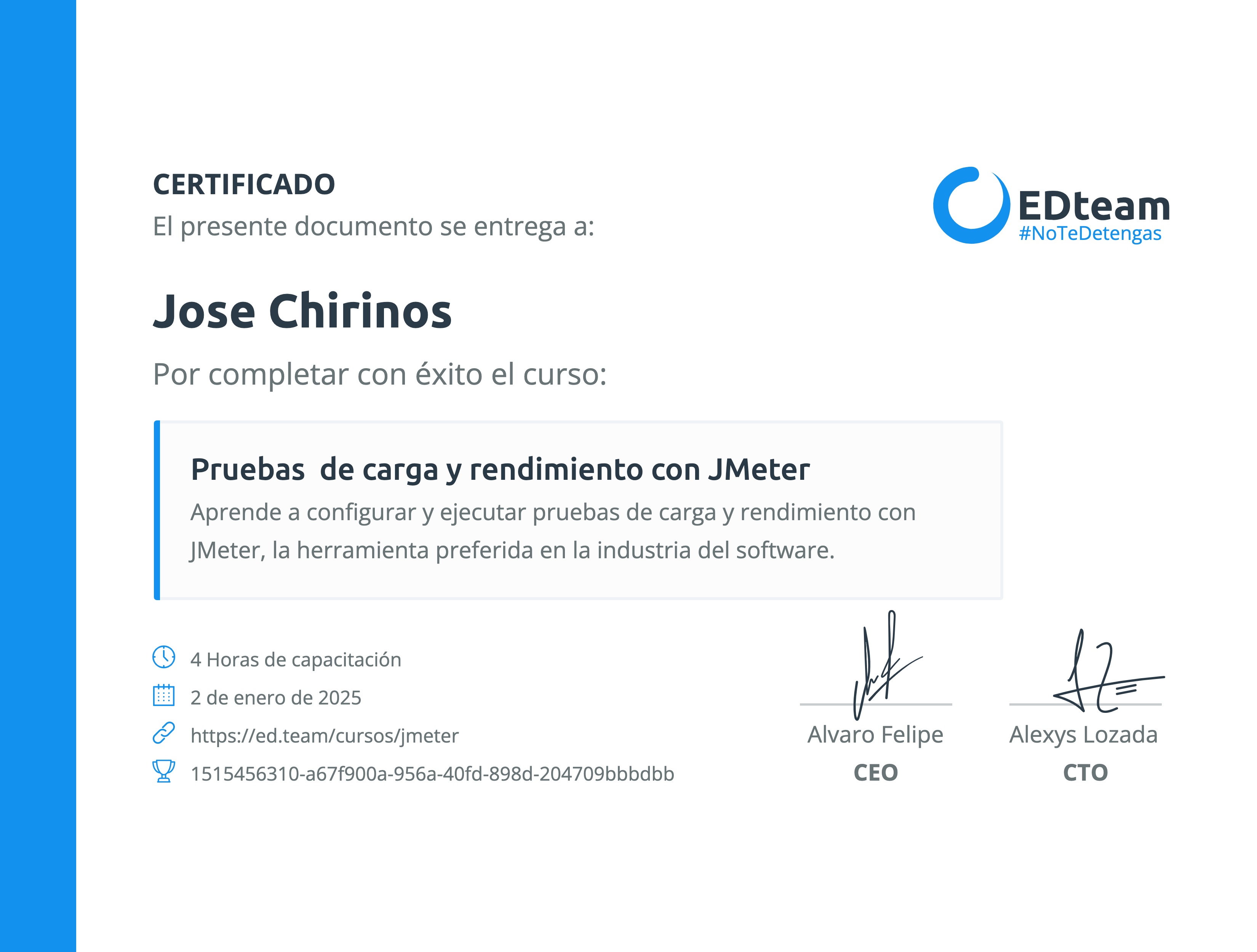 Certificado