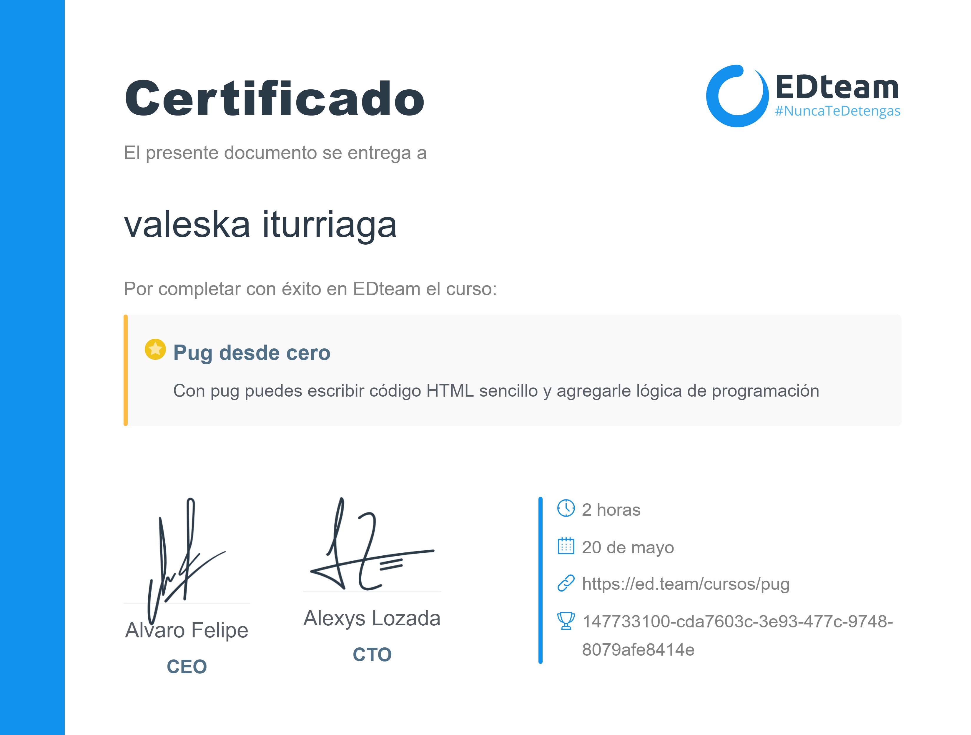 Certificado