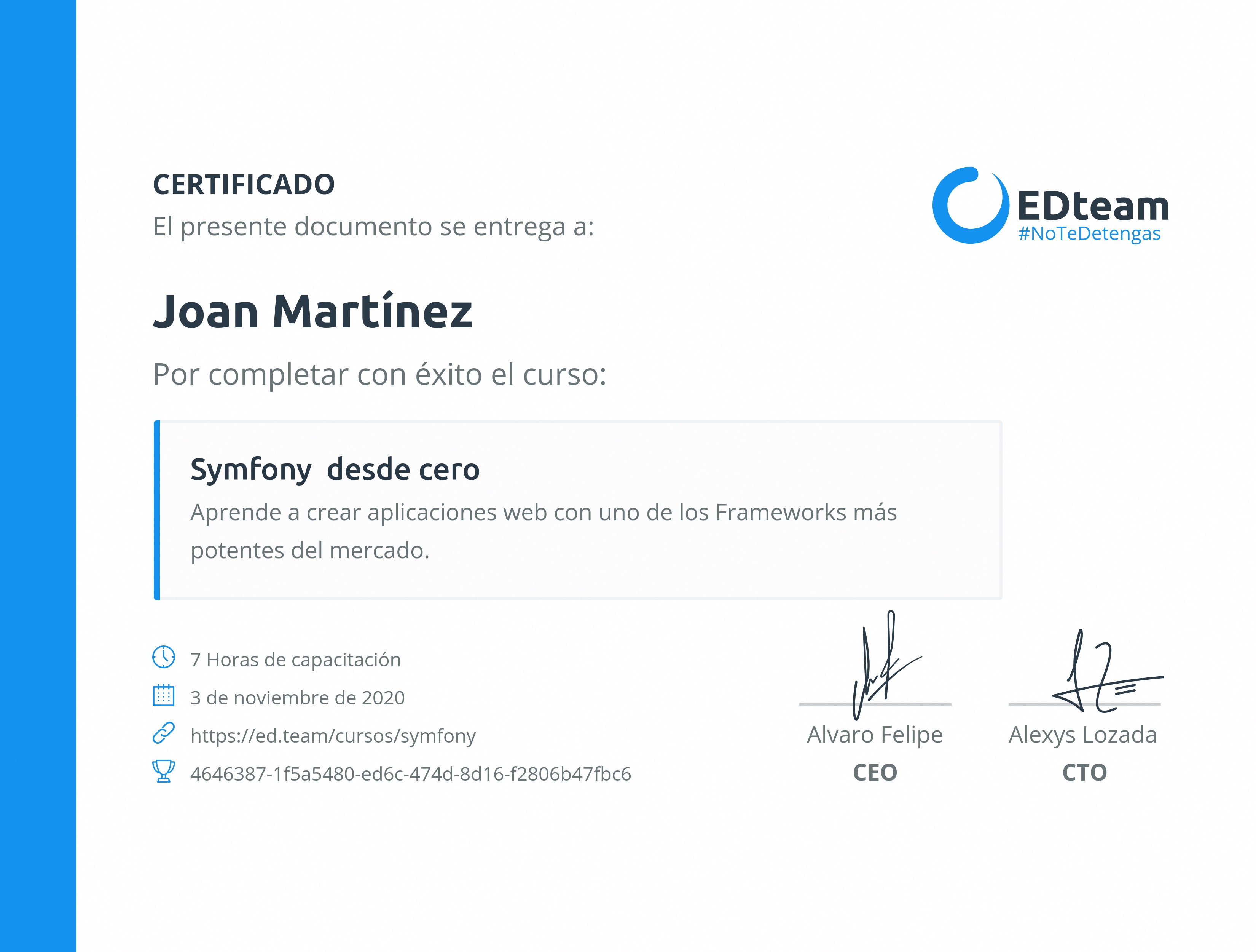 Certificado