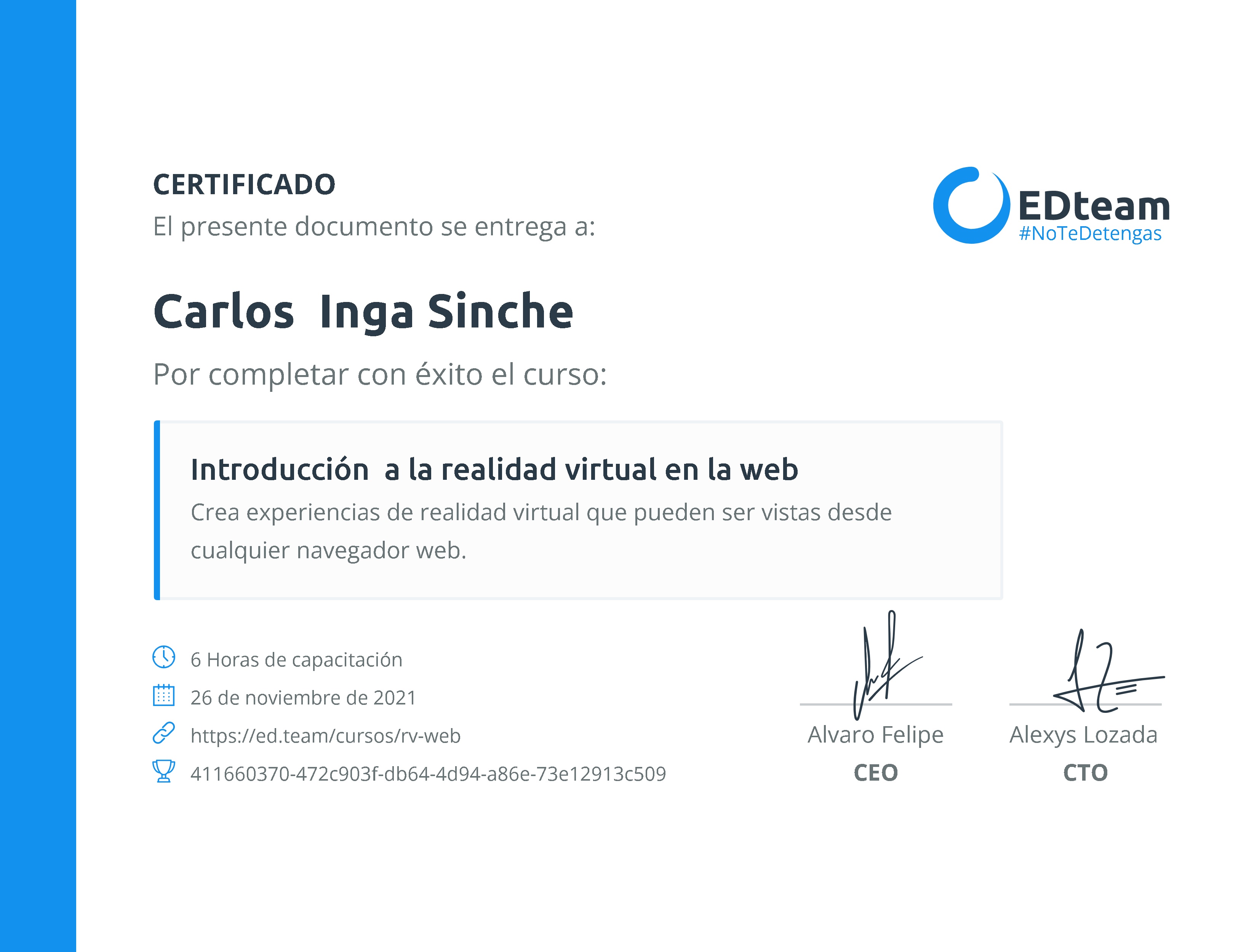 Certificado