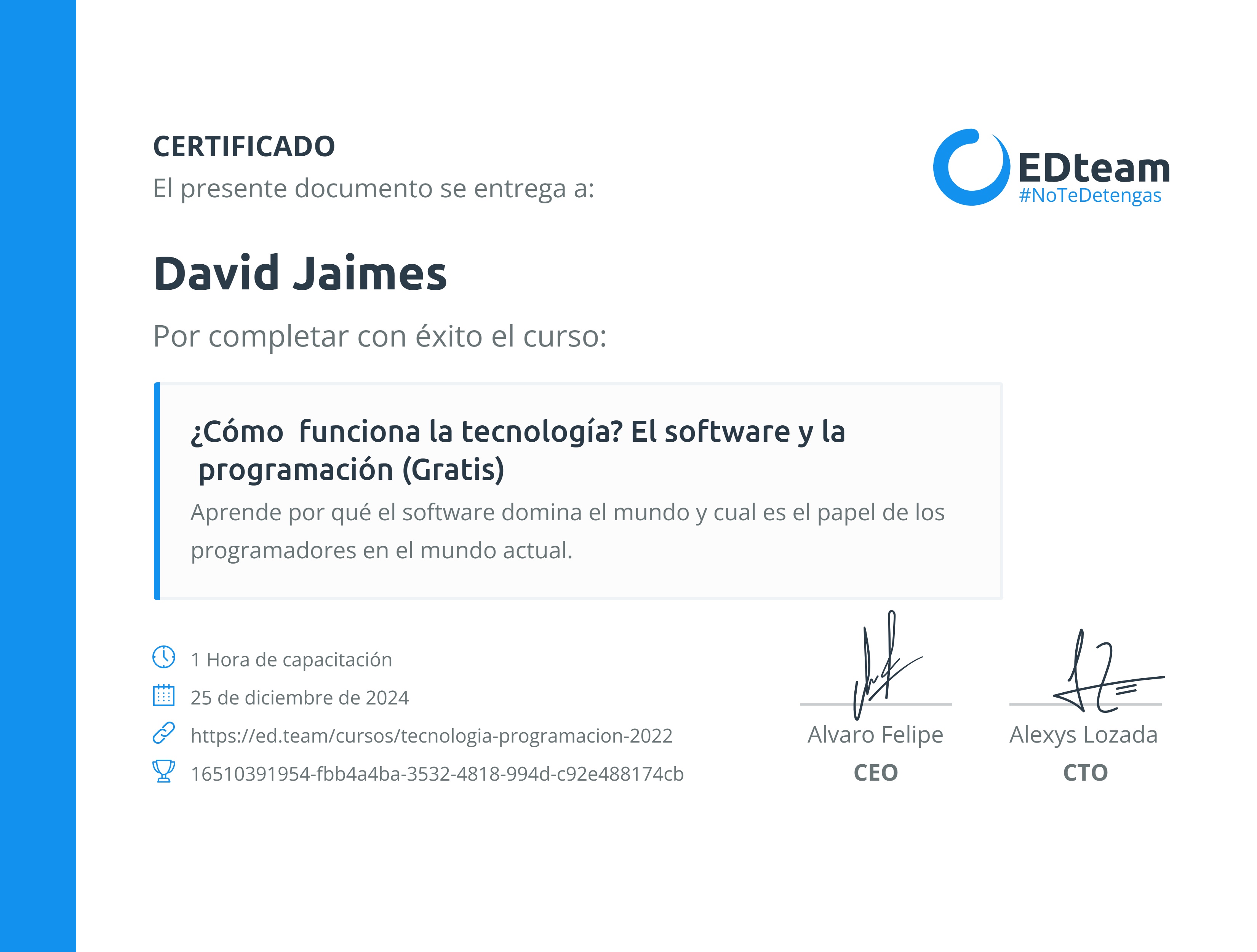 Certificado