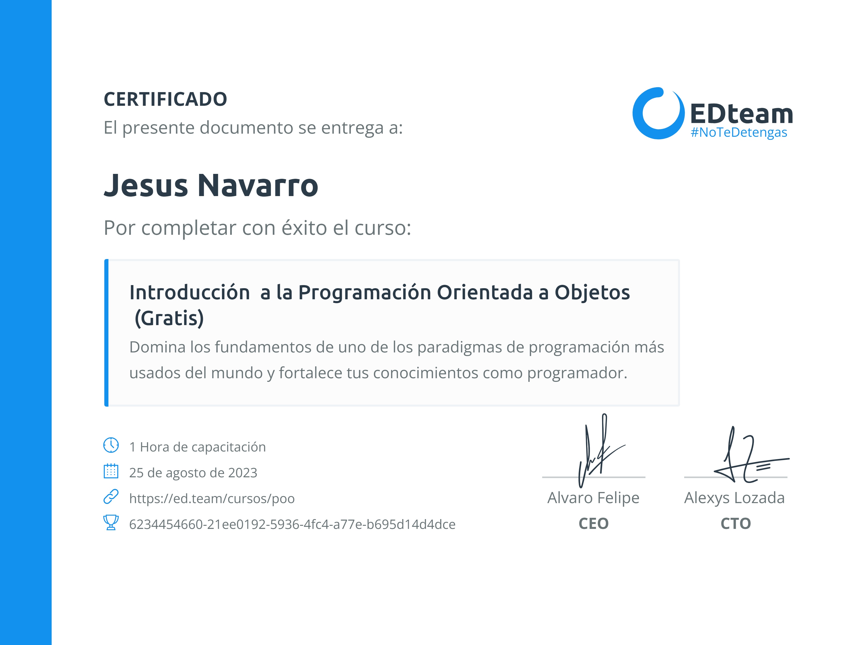 Certificado