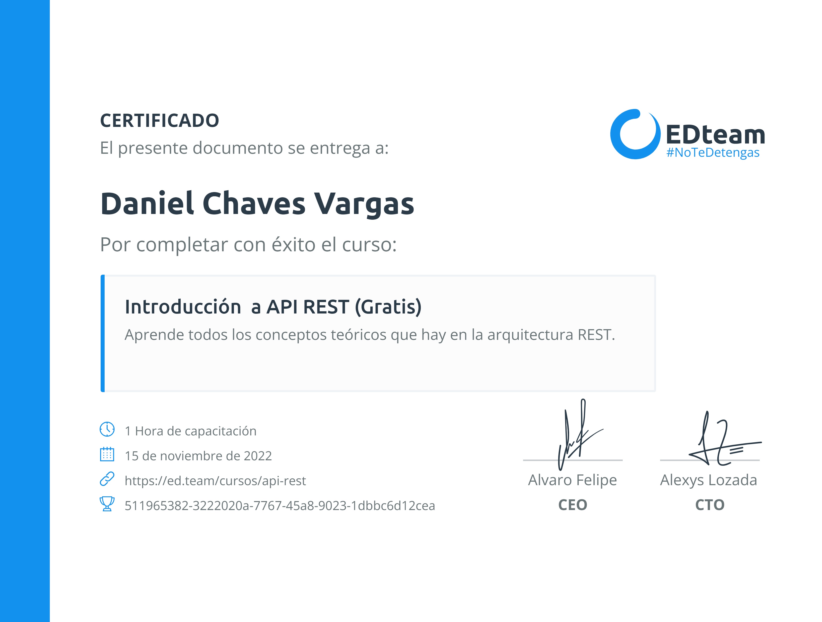 Certificado