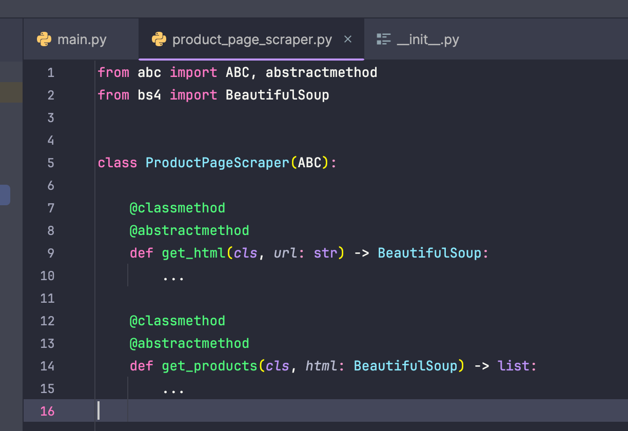 Corrección en el uso de abstractclassmethod en Python | EDteam