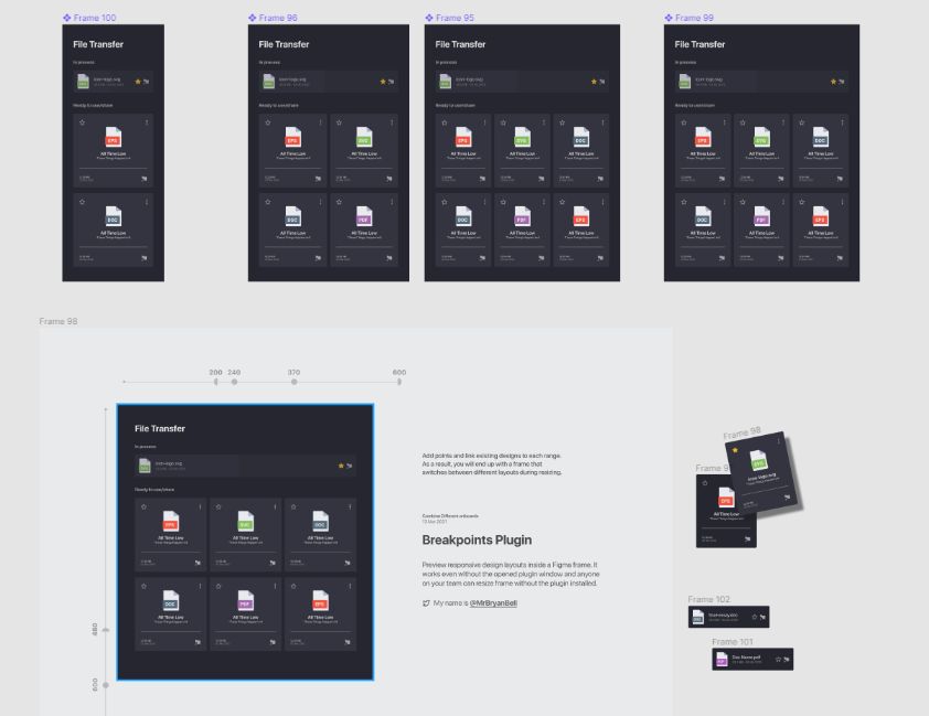 Plugin Media Queries para Figma EDteam