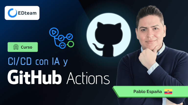 Poster de CI/CD con IA y GitHub Actions