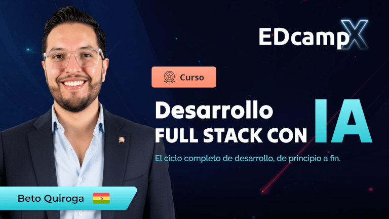 Poster de Desarrollo full stack con IA