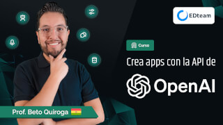 Crea aplicaciones con la API de OpenAI 