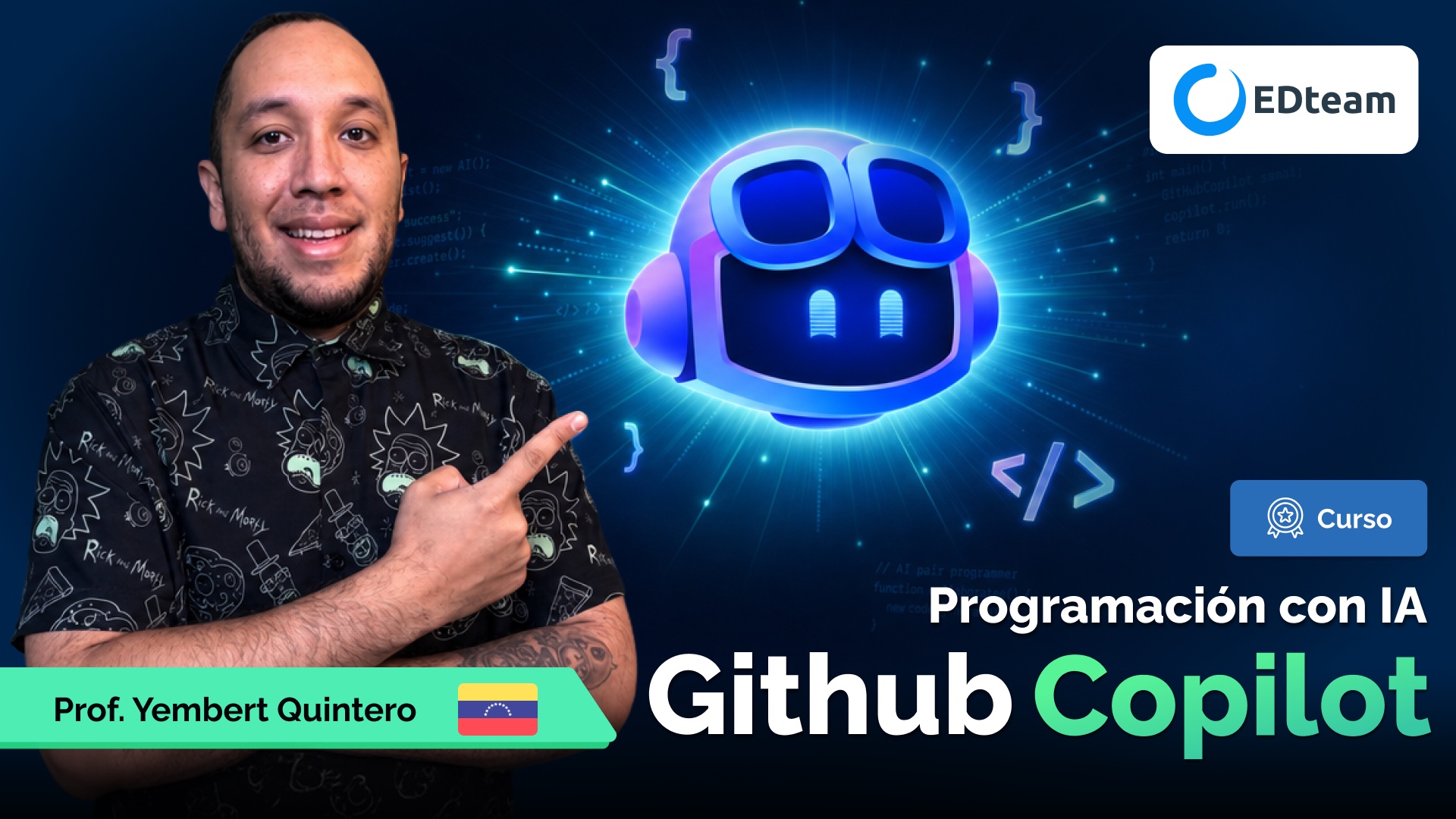Curso: Programación con IA con GitHub Copilot | EDteam | EDteam