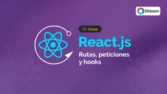 Poster de React - Rutas, APIs & Hooks