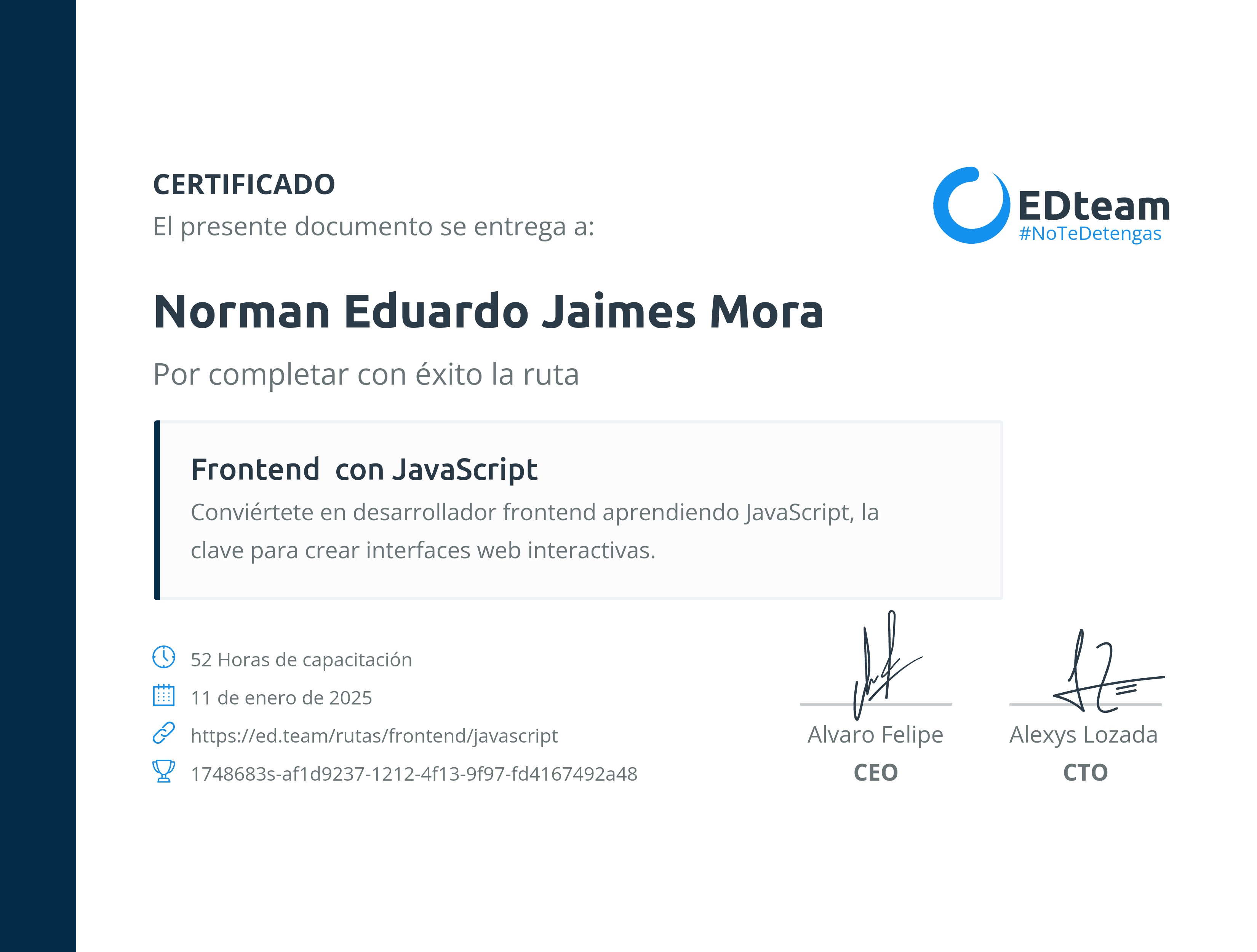 Certificado