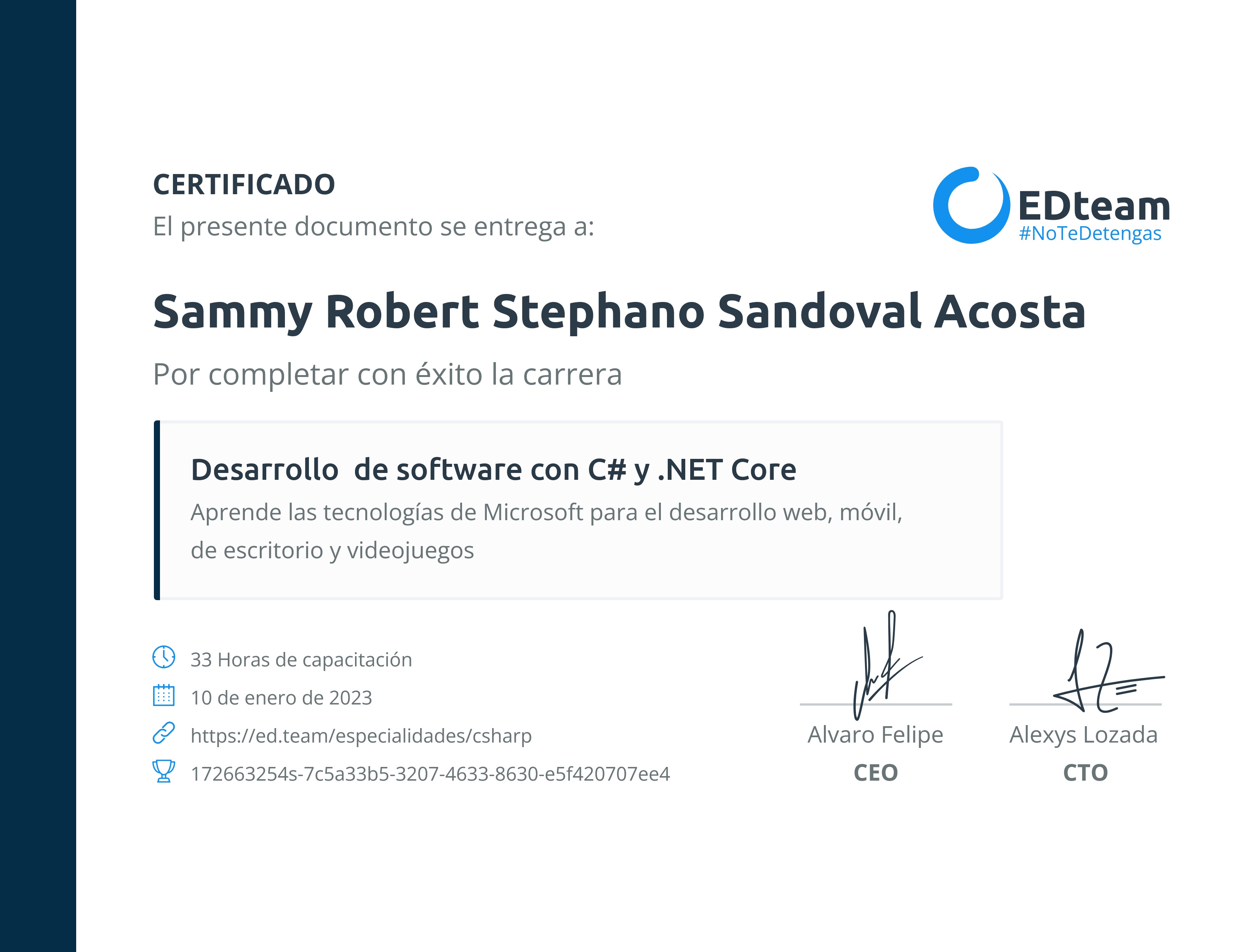 Certificado