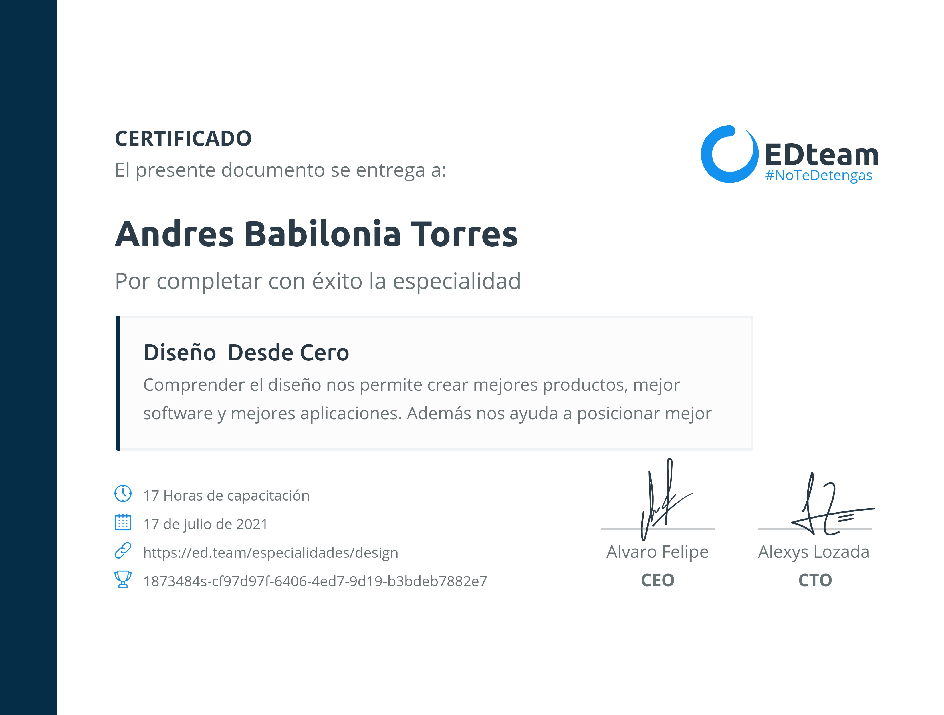 Certificado