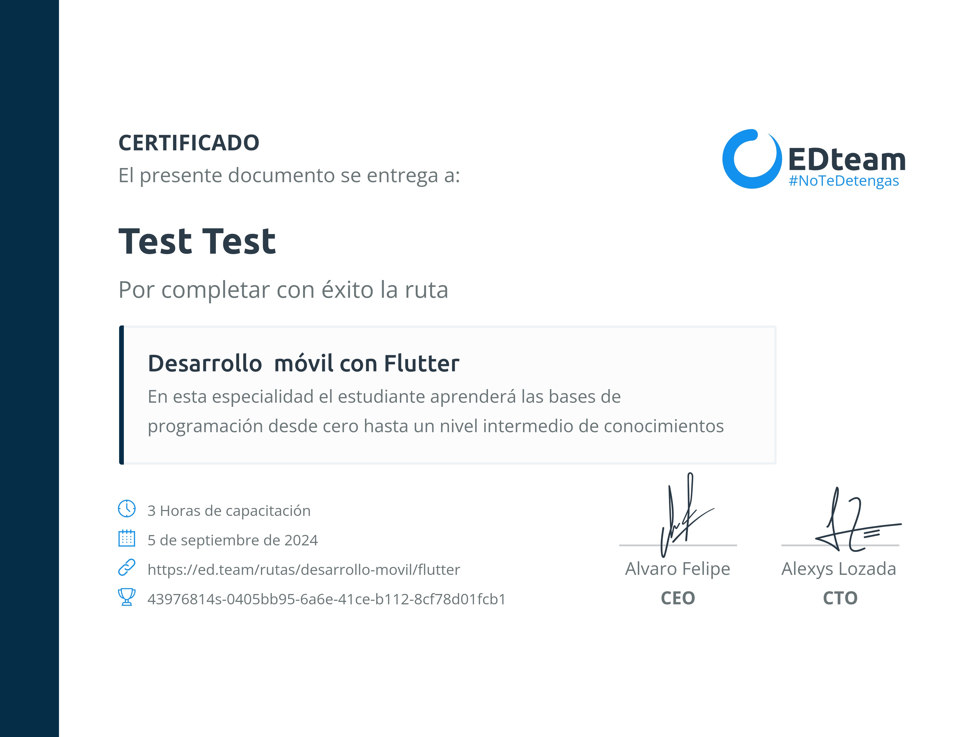 Certificado