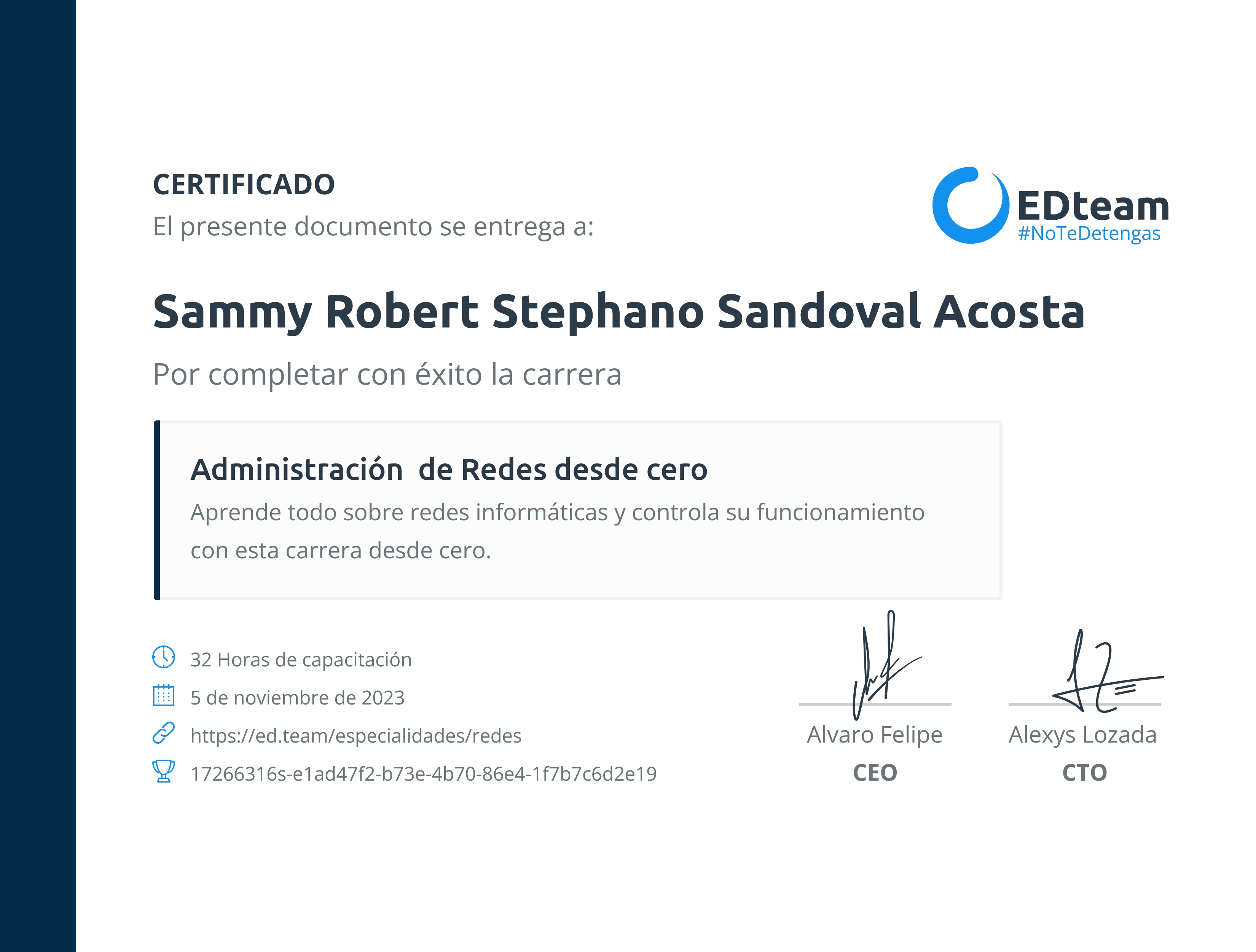 Certificado