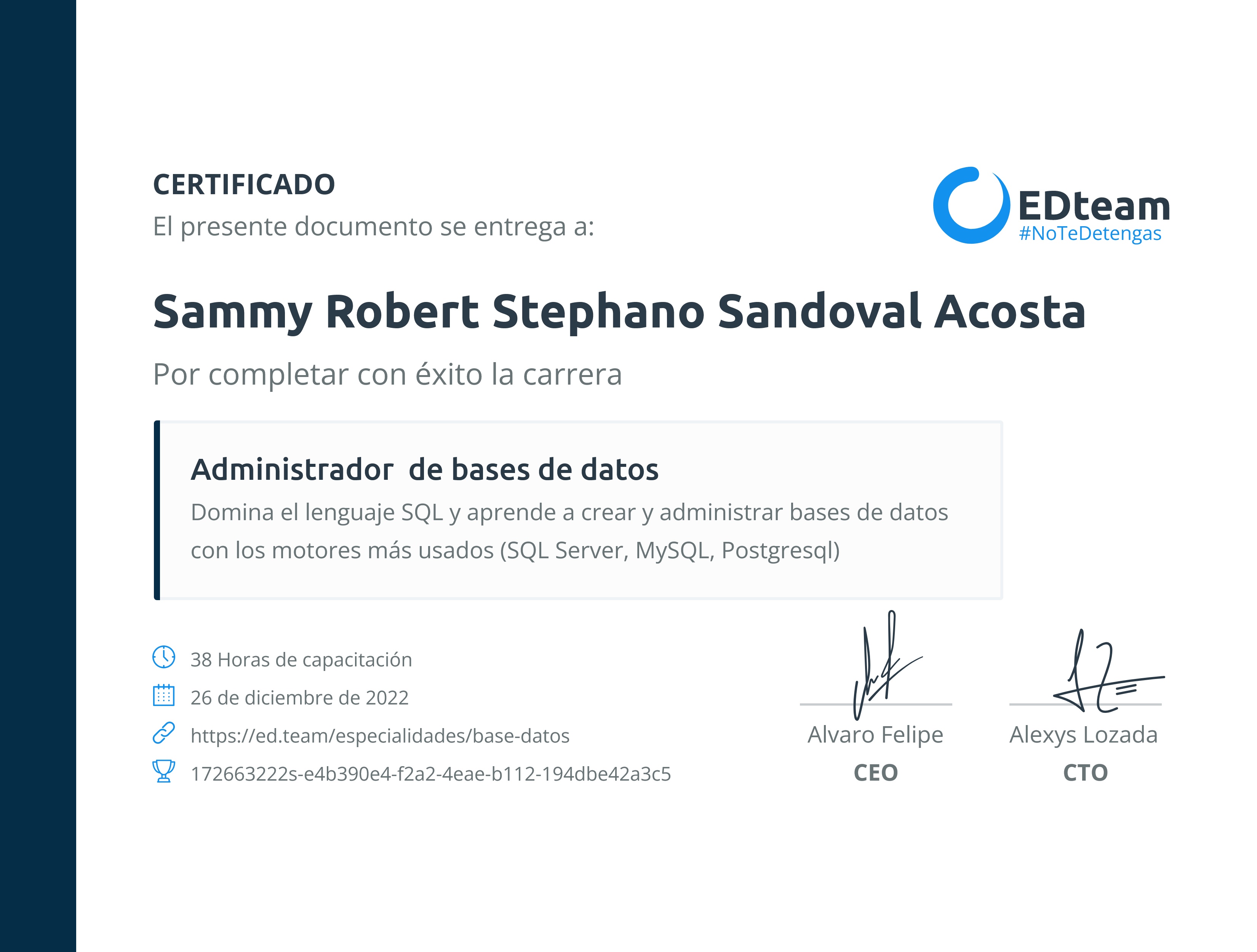 Certificado