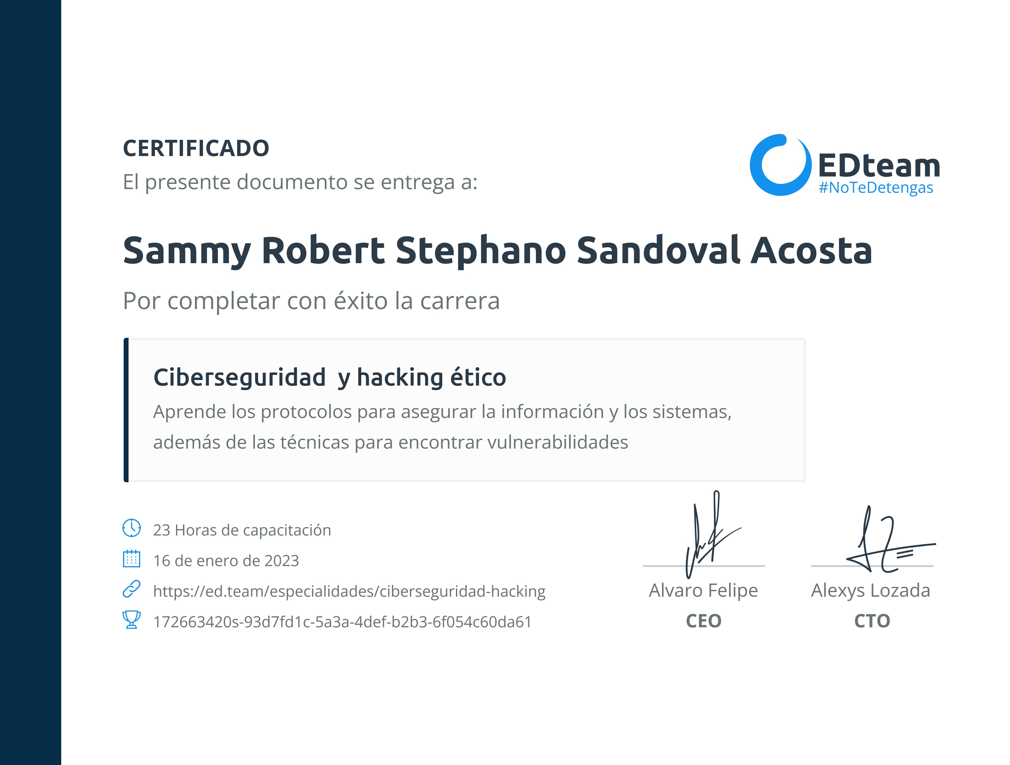 Certificado