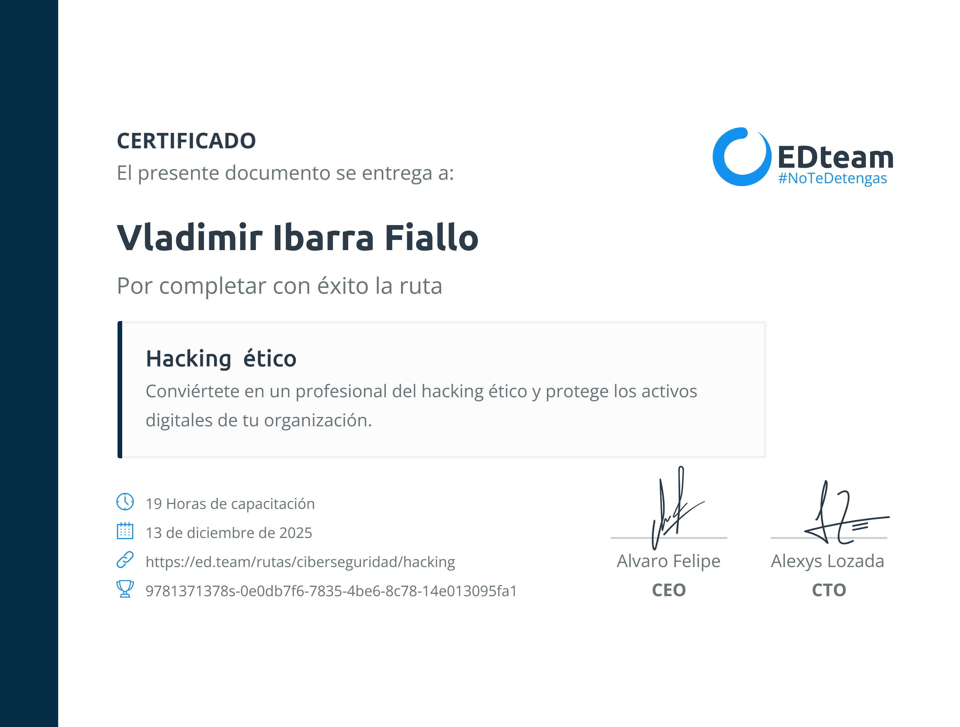 Certificado
