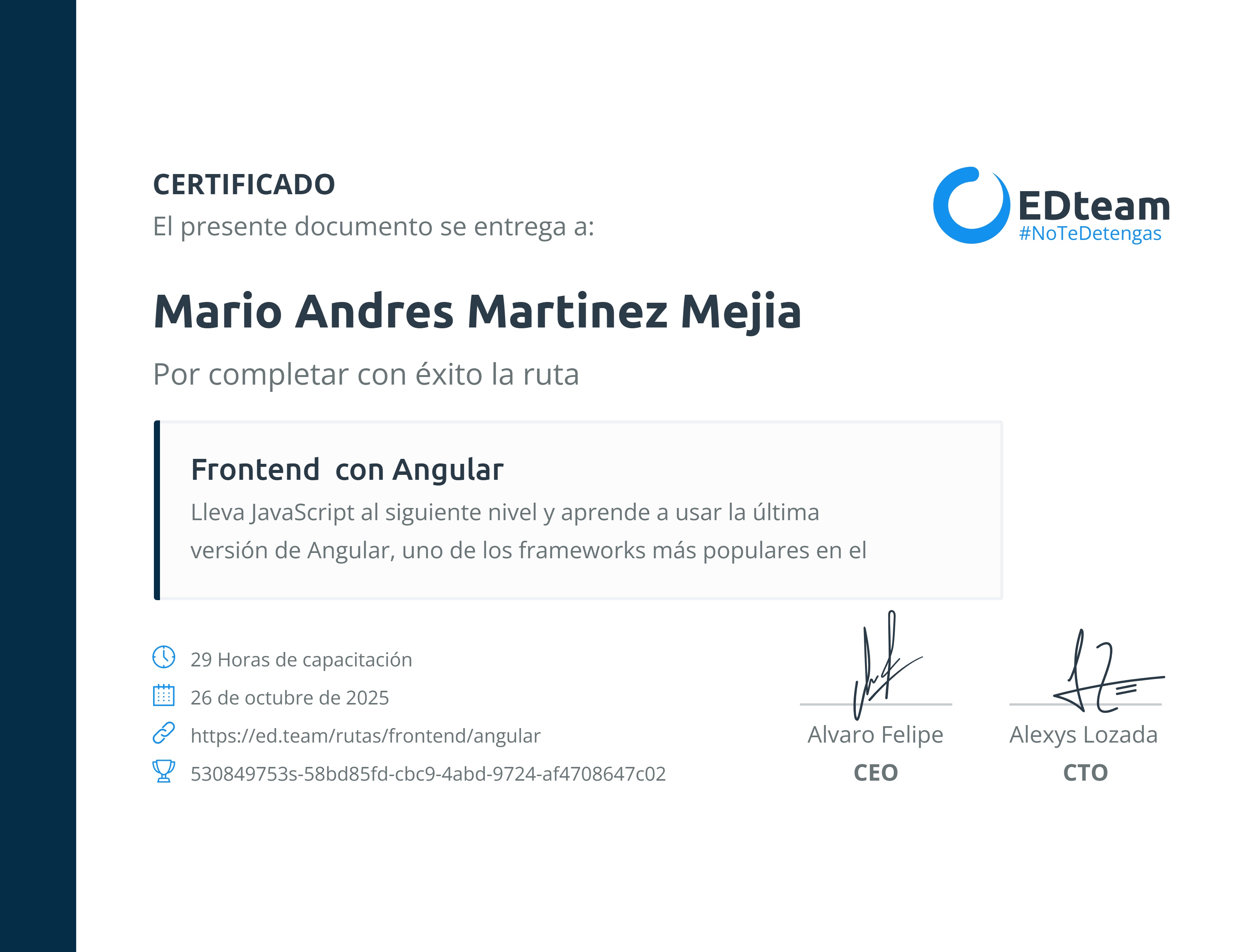 Certificado