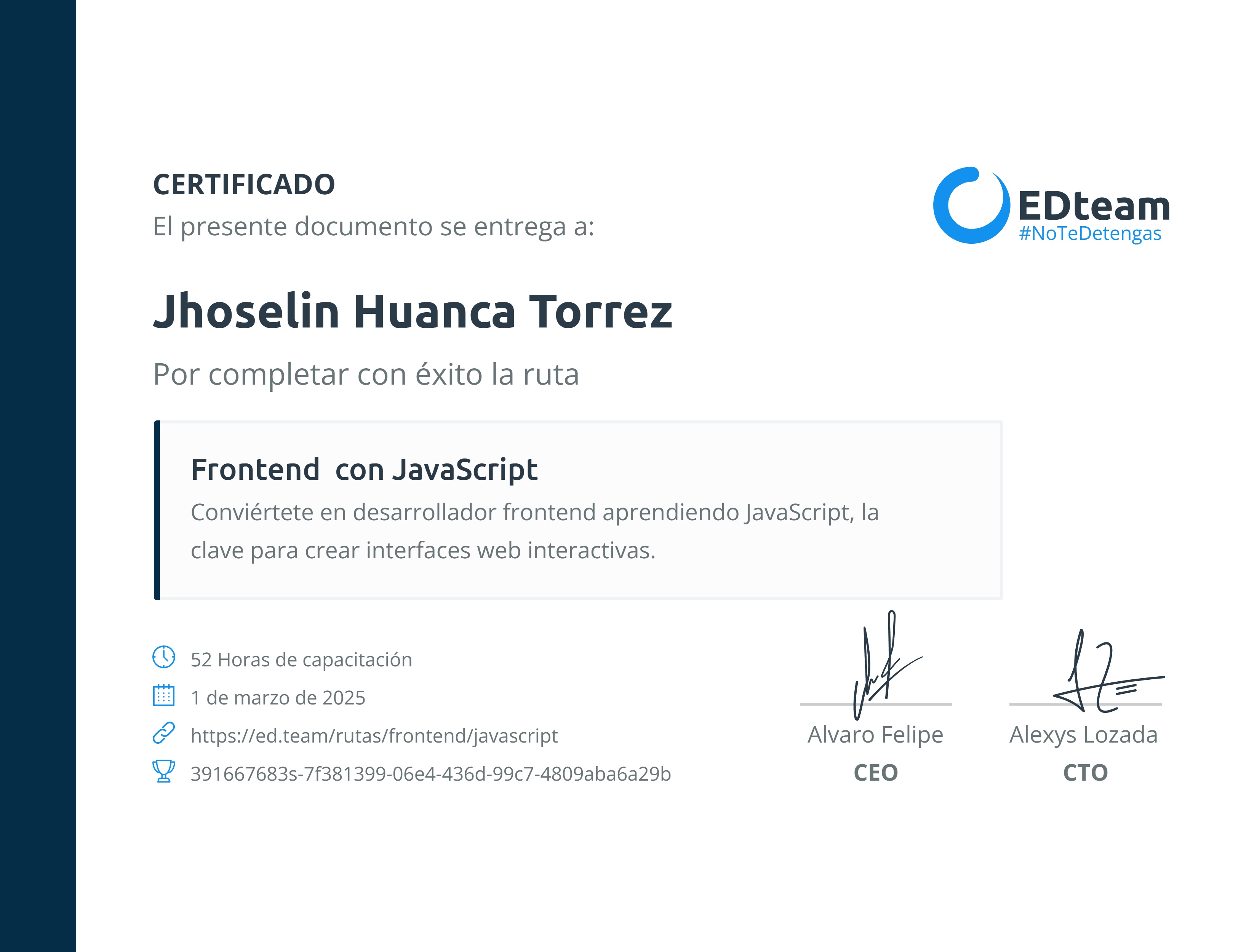 Certificado