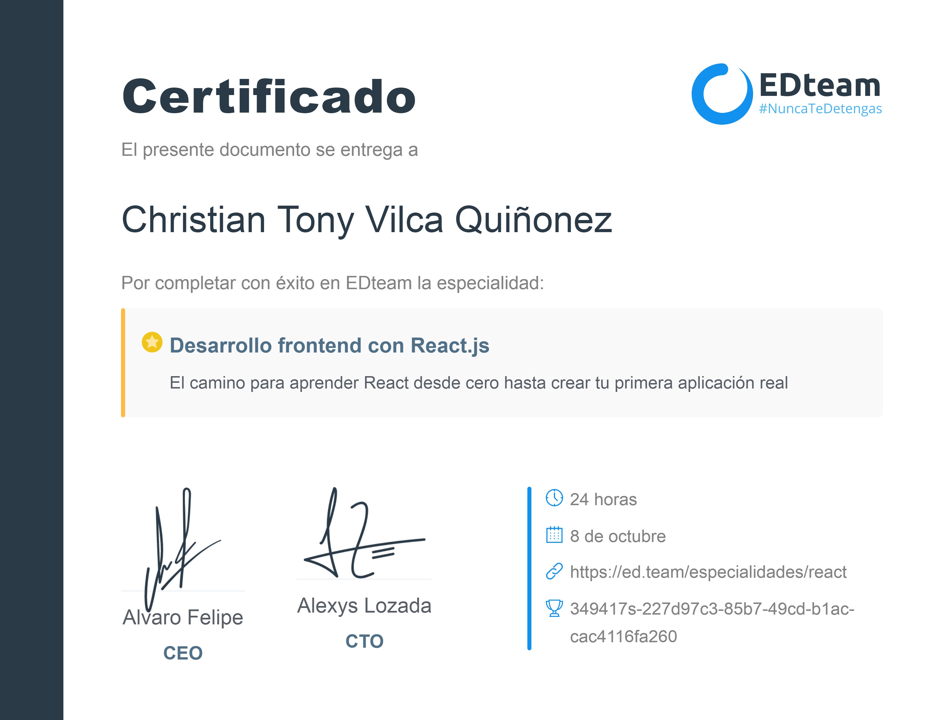 Certificado