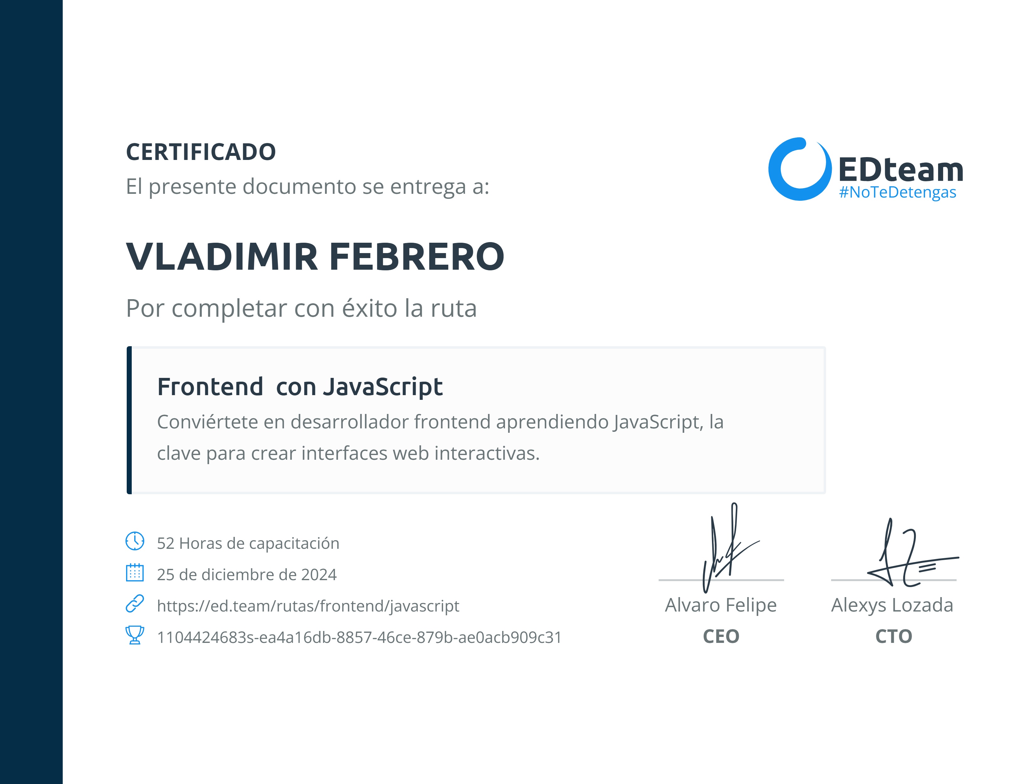 Certificado