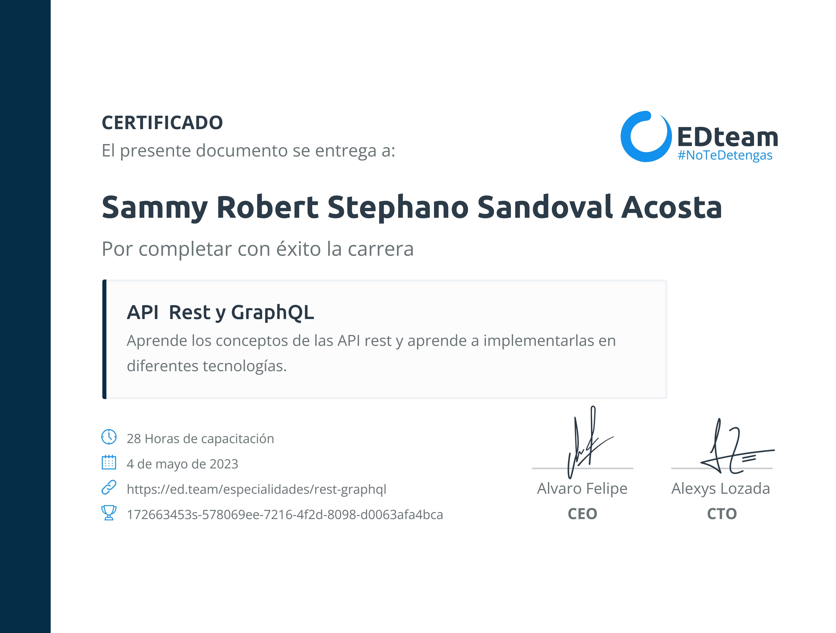 Certificado