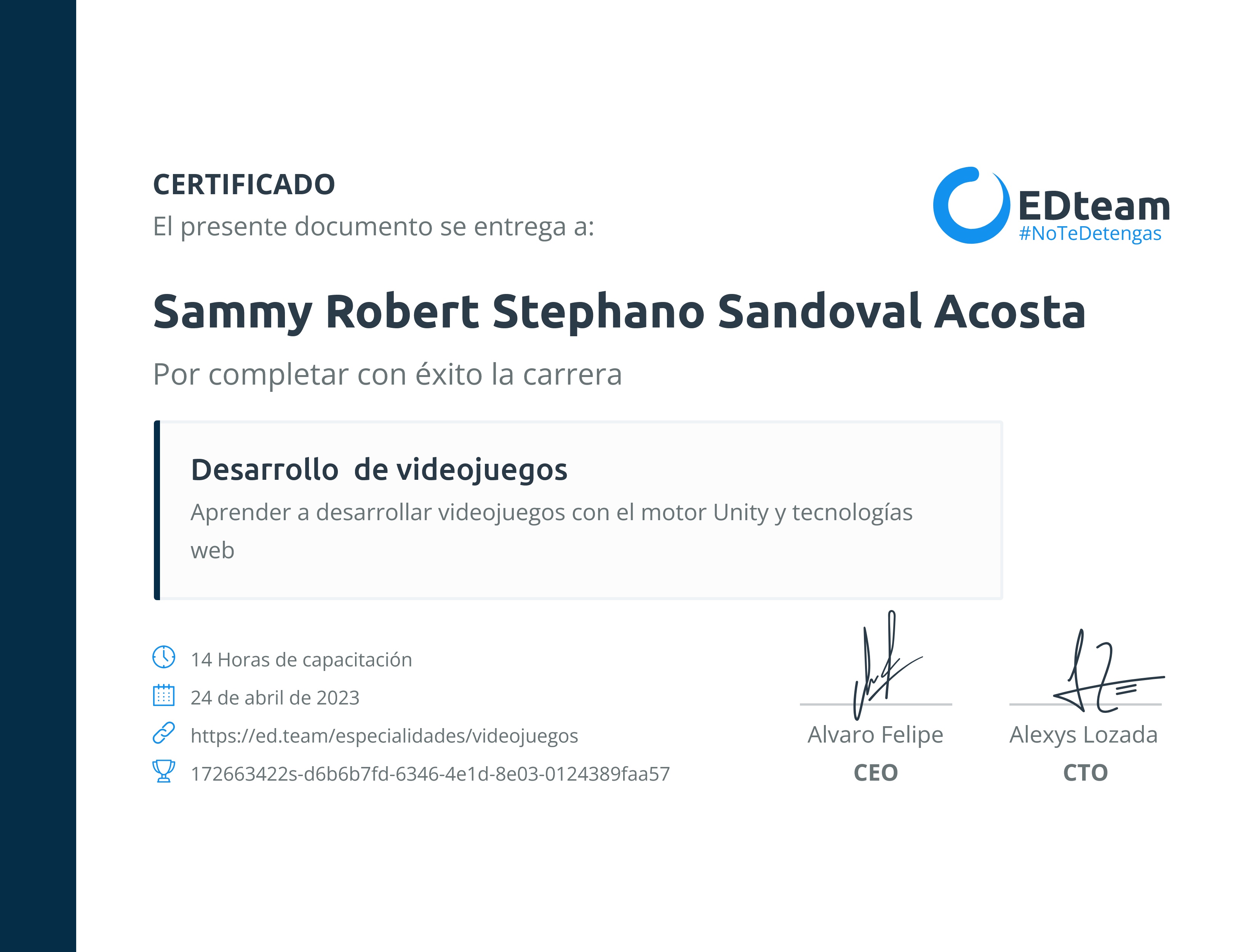 Certificado