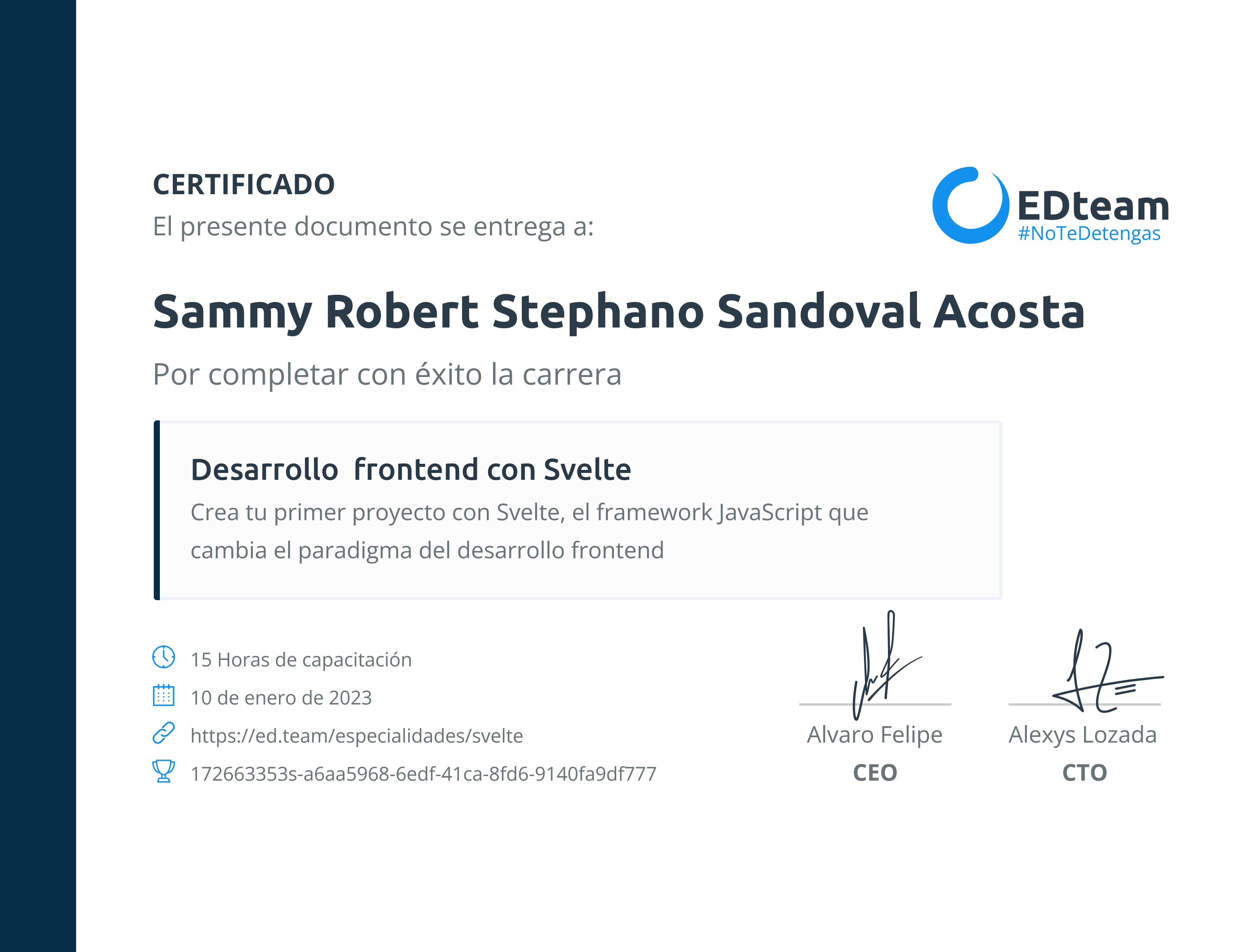 Certificado