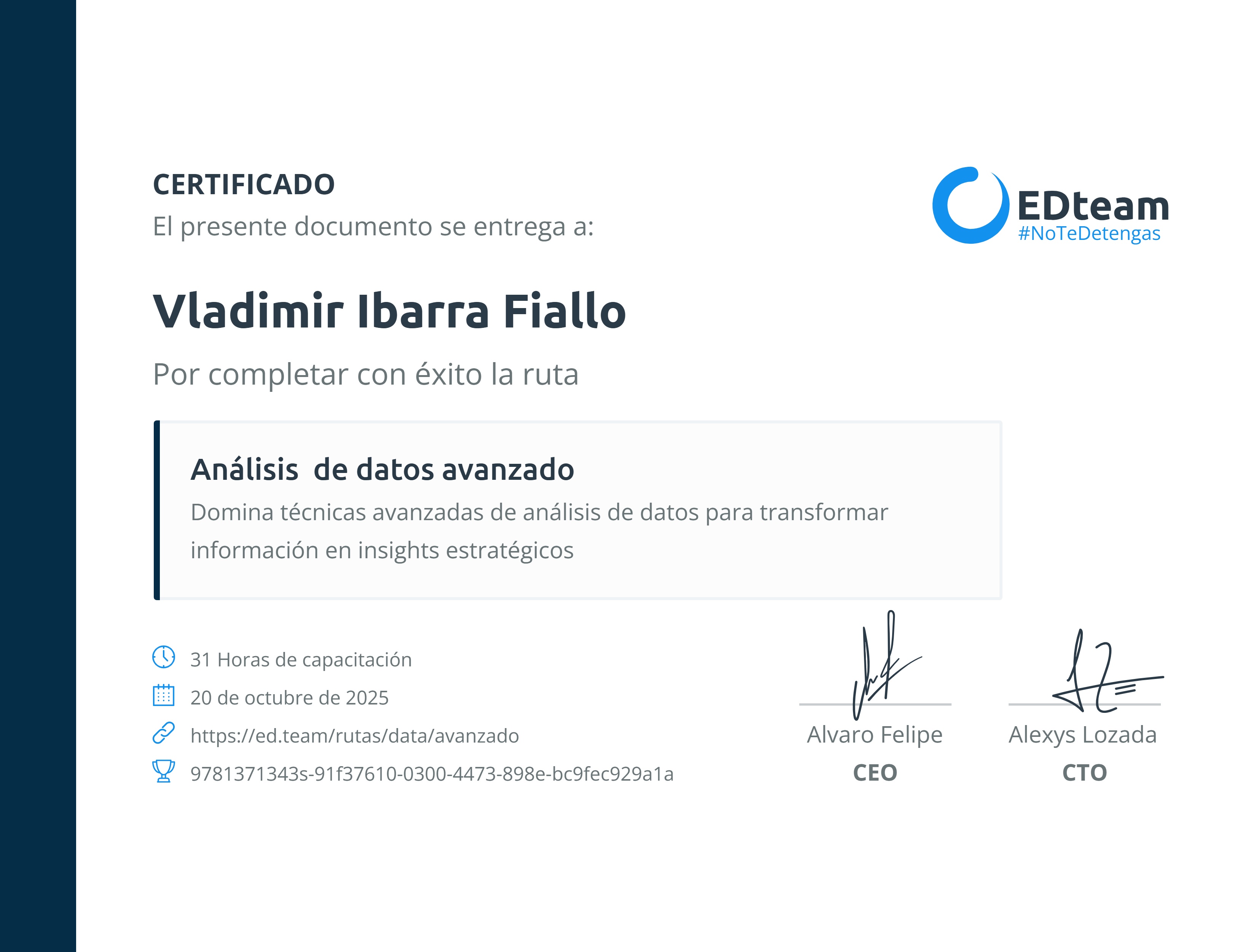 Certificado