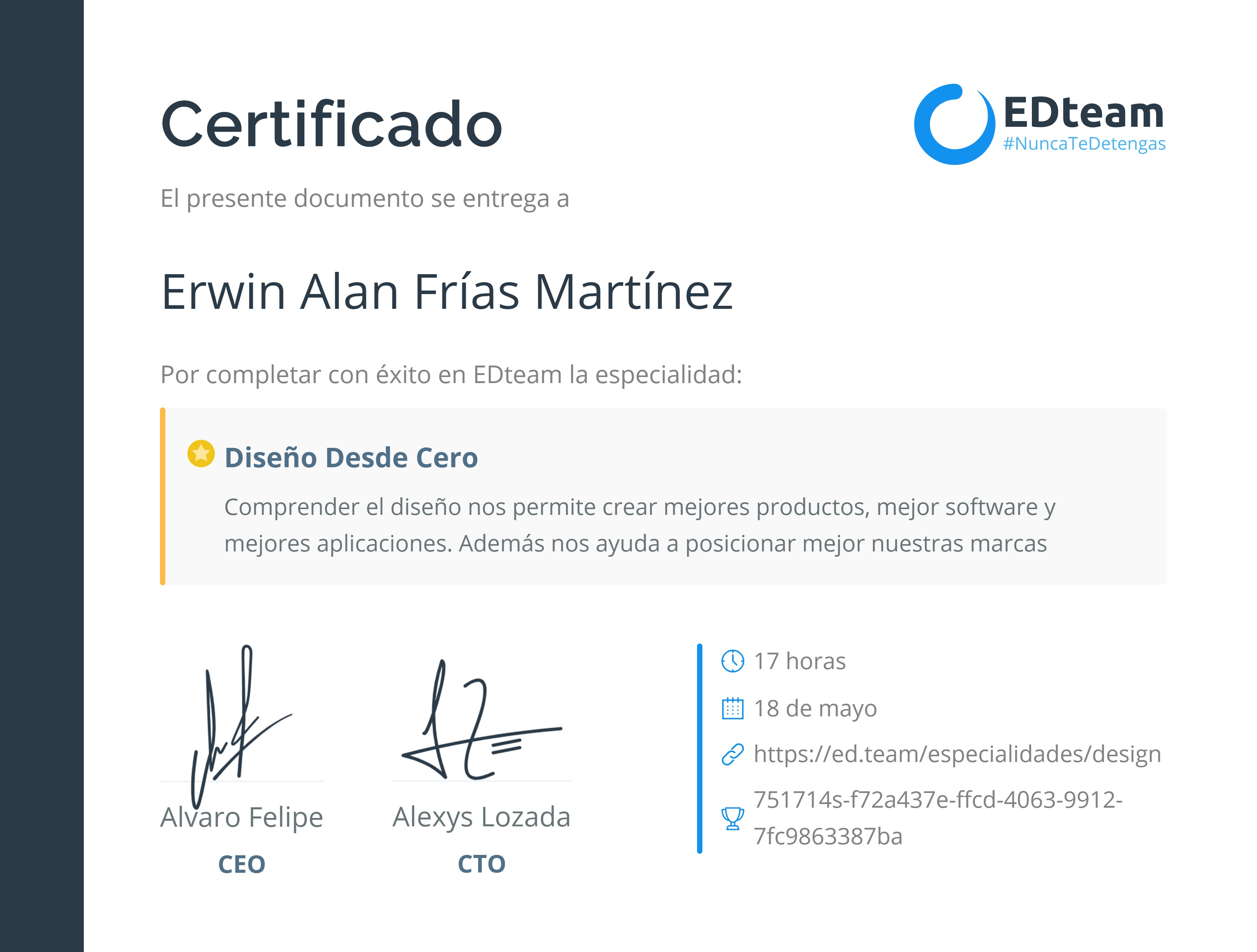 Certificado
