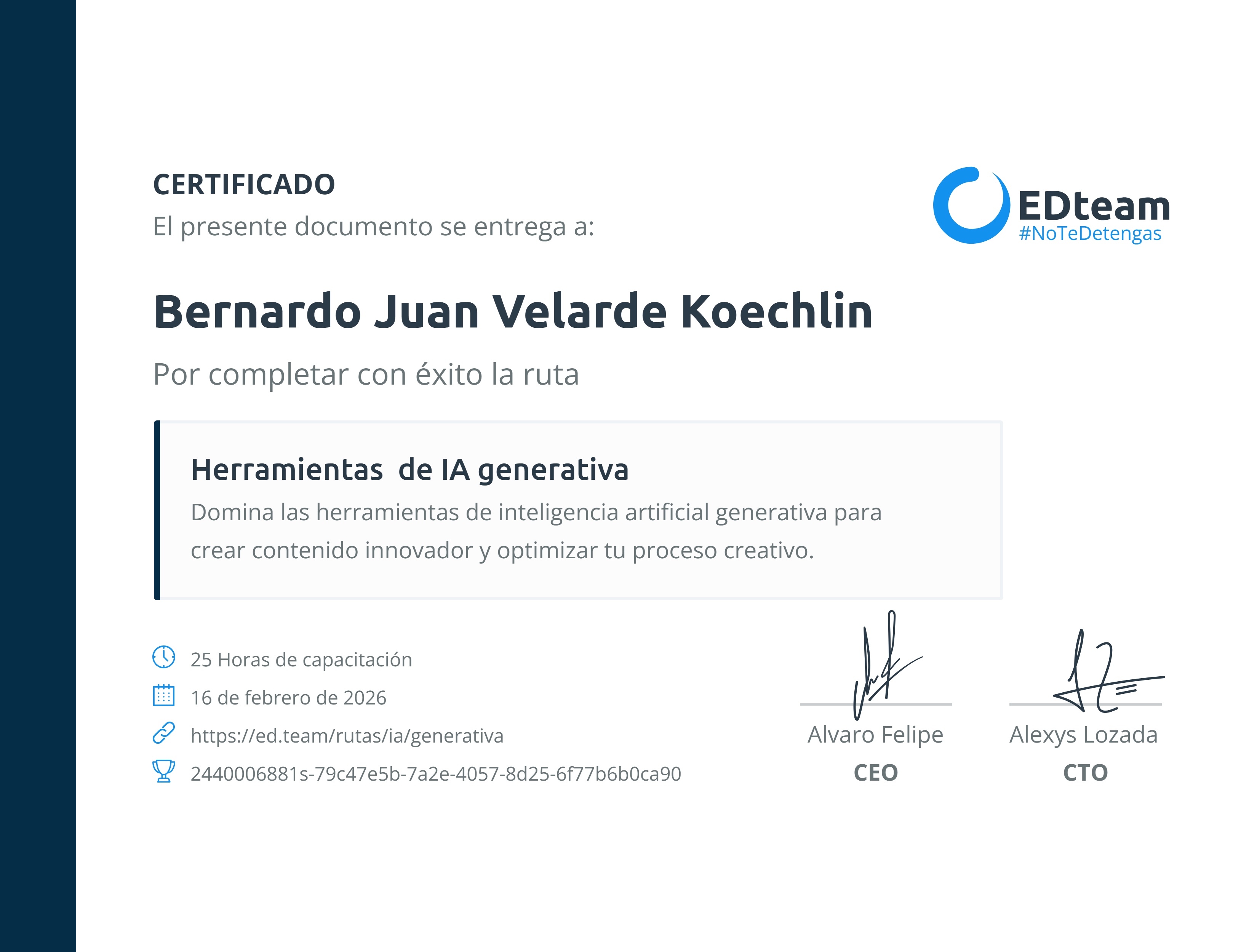 Certificado