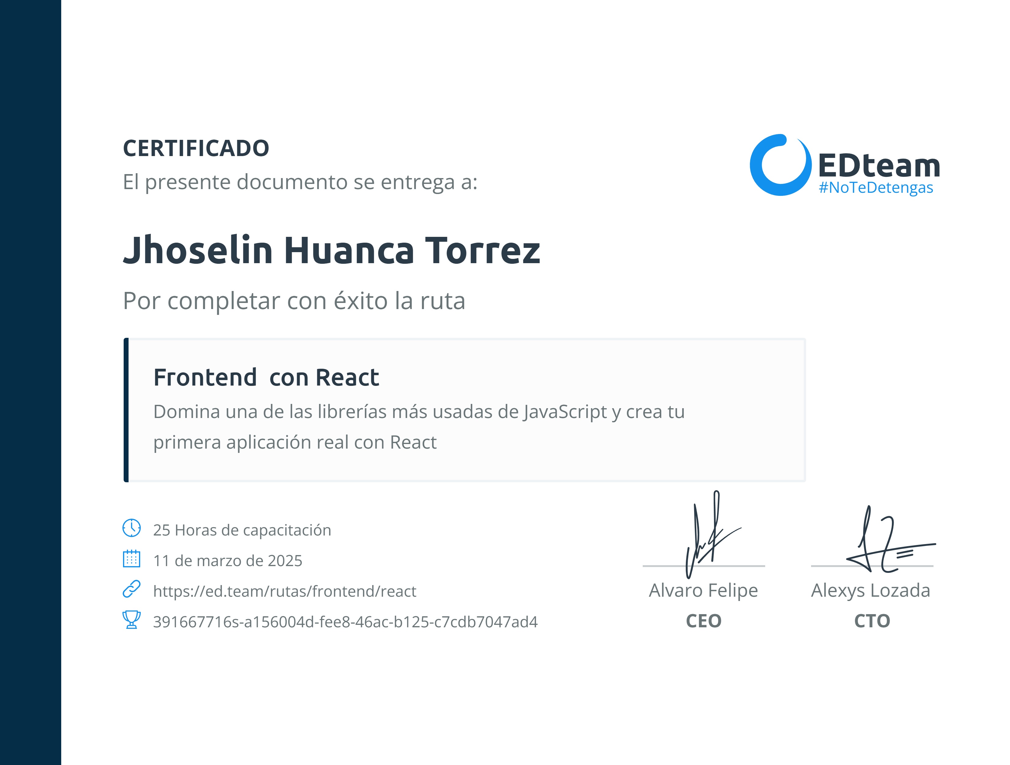 Certificado