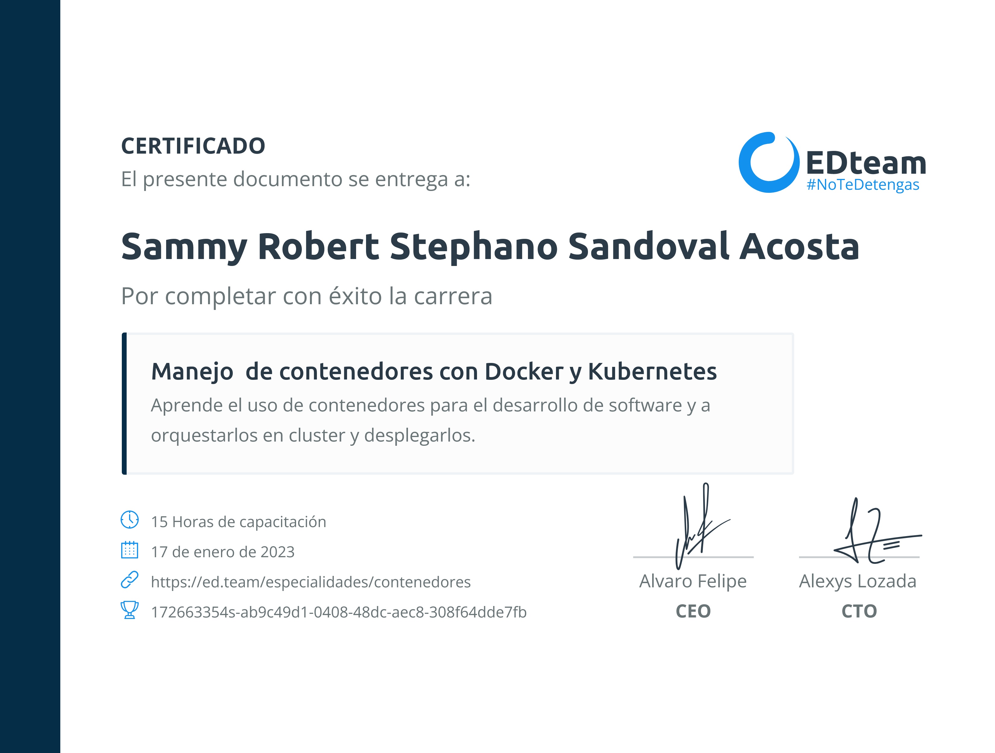 Certificado