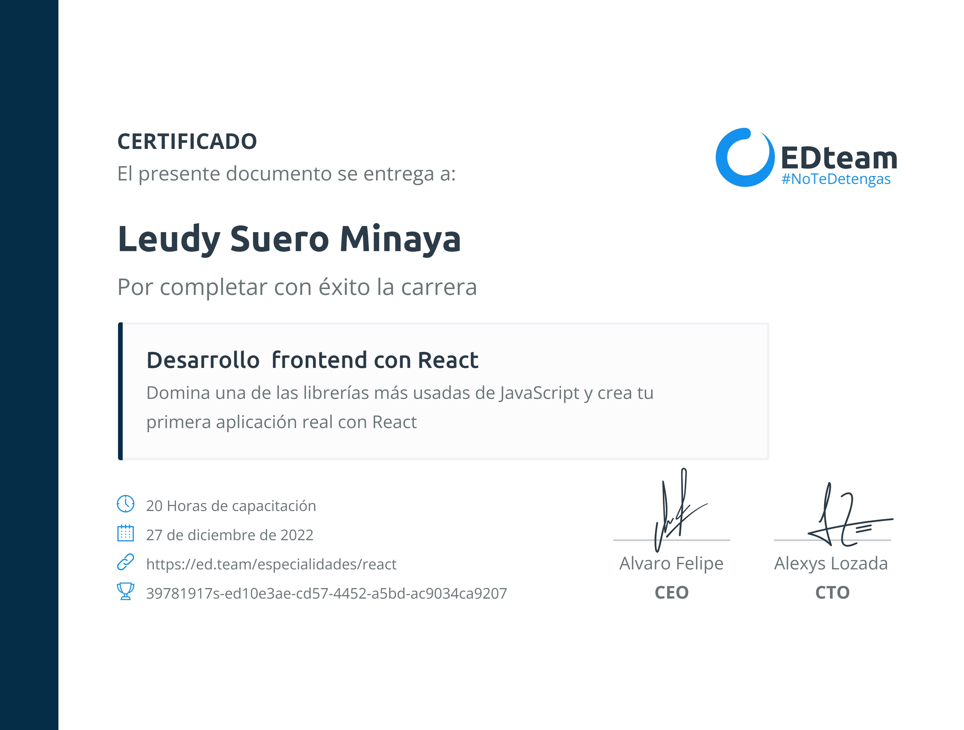 Certificado